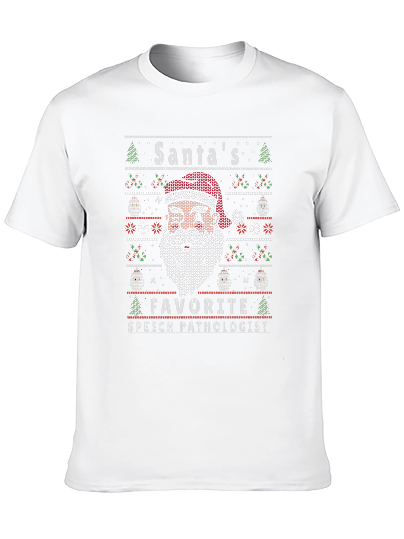 Santas Favorite Speech Pathologist Christmas T-Shirt