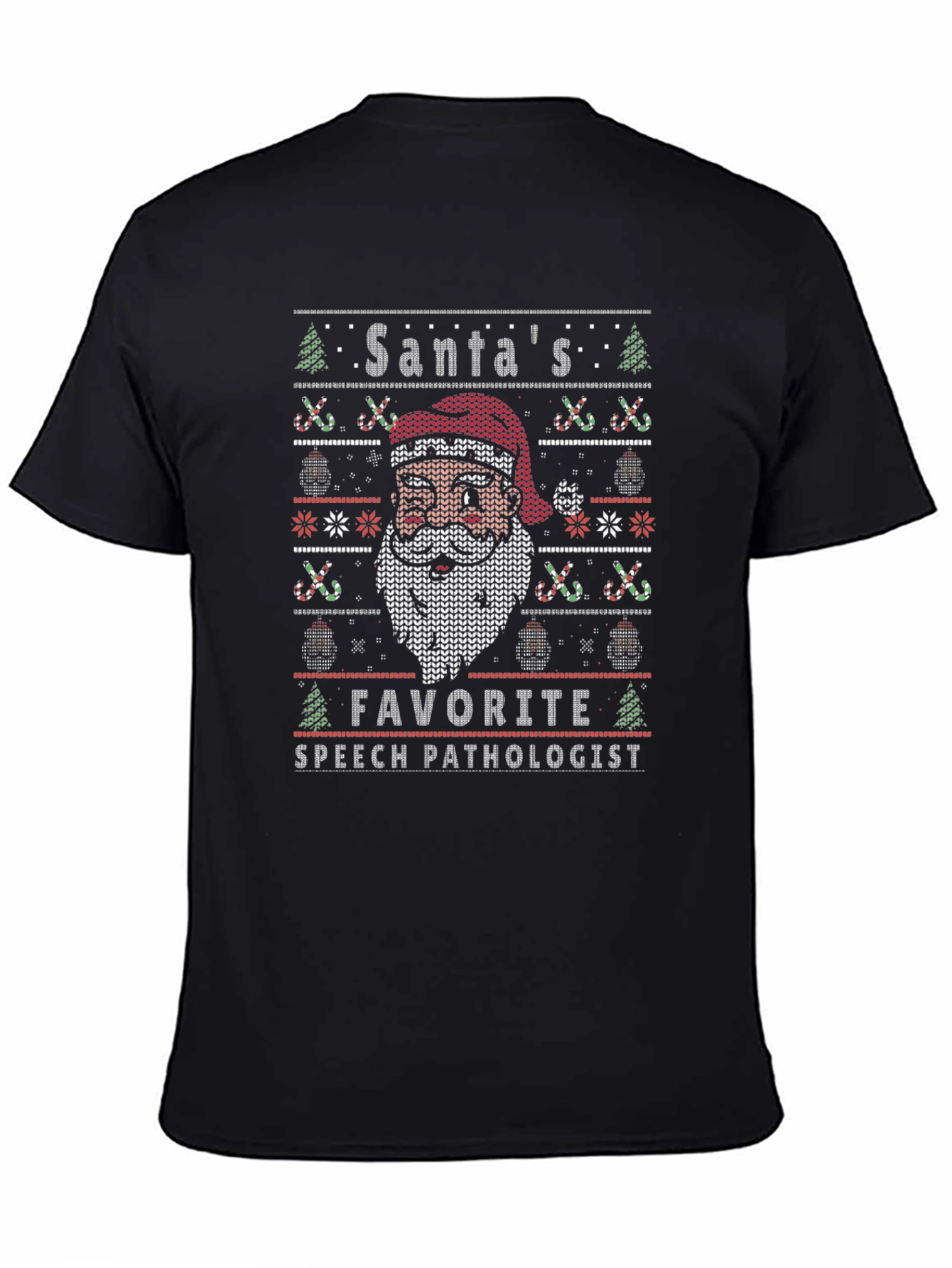 Santas Favorite Speech Pathologist Christmas T-Shirt
