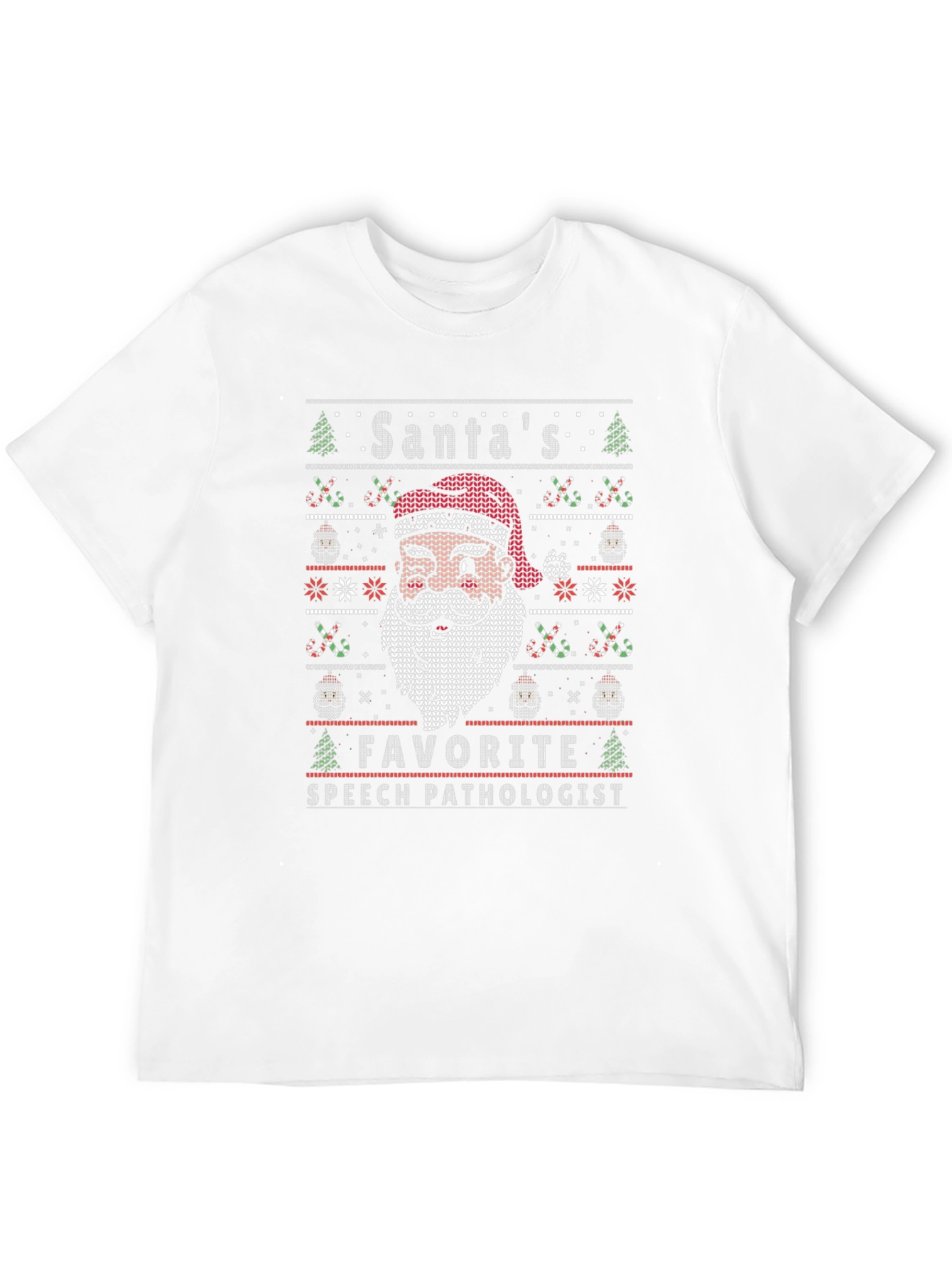 Santas Favorite Speech Pathologist Christmas T-Shirt