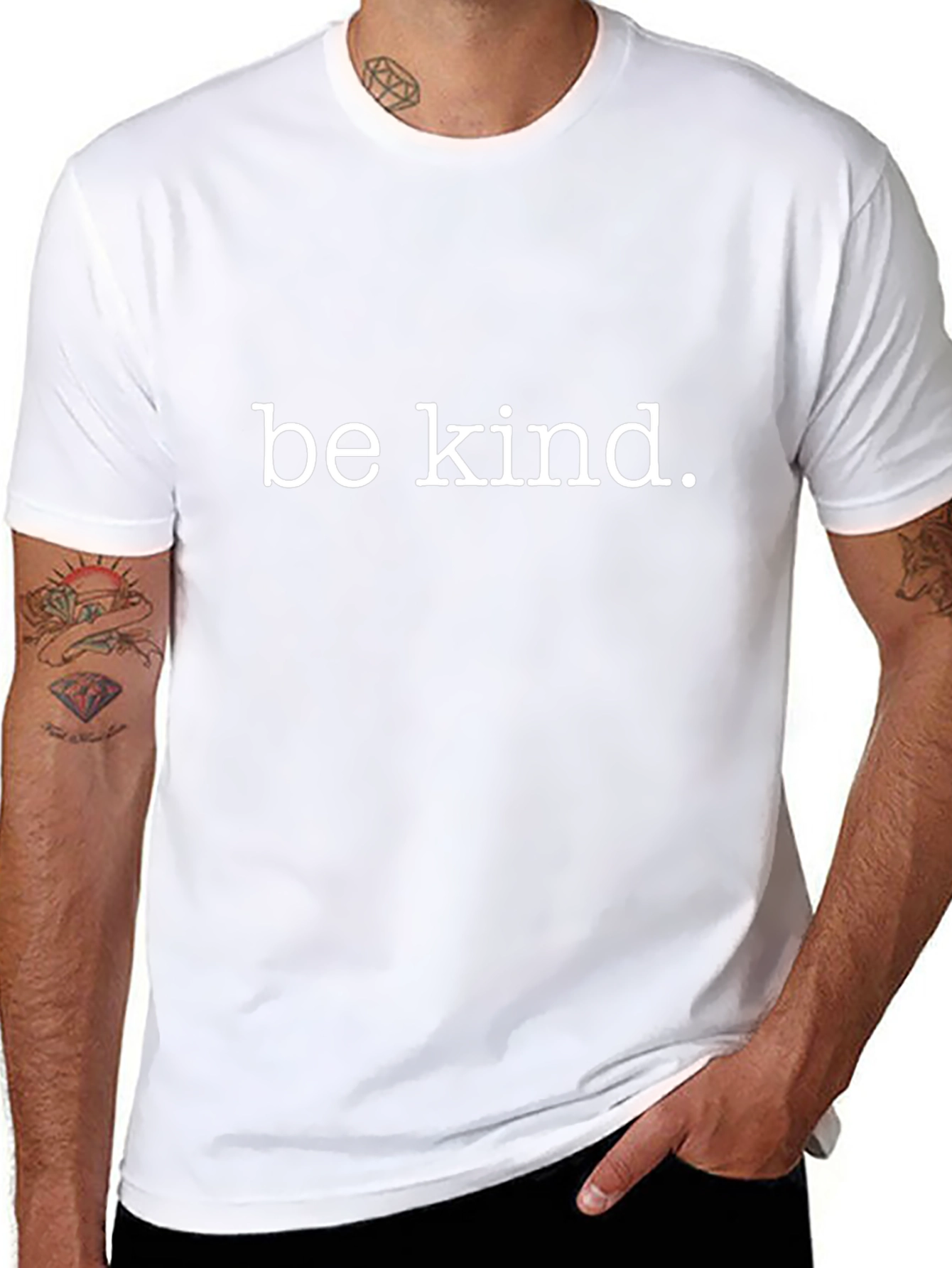 Be Kind Graphic Tee - Mens Black T-Shirt