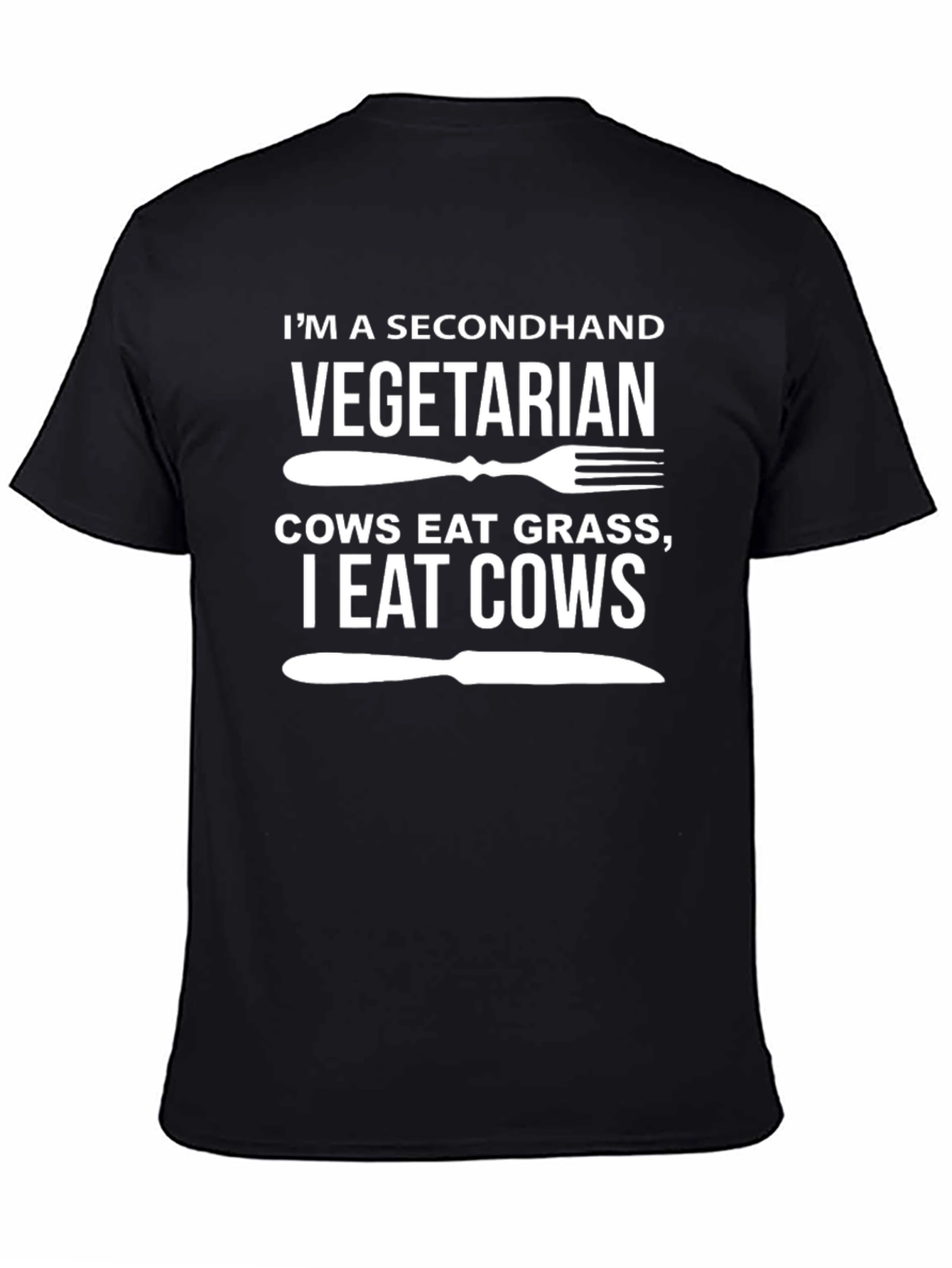 Secondhand Vegetarian Graphic T-Shirt