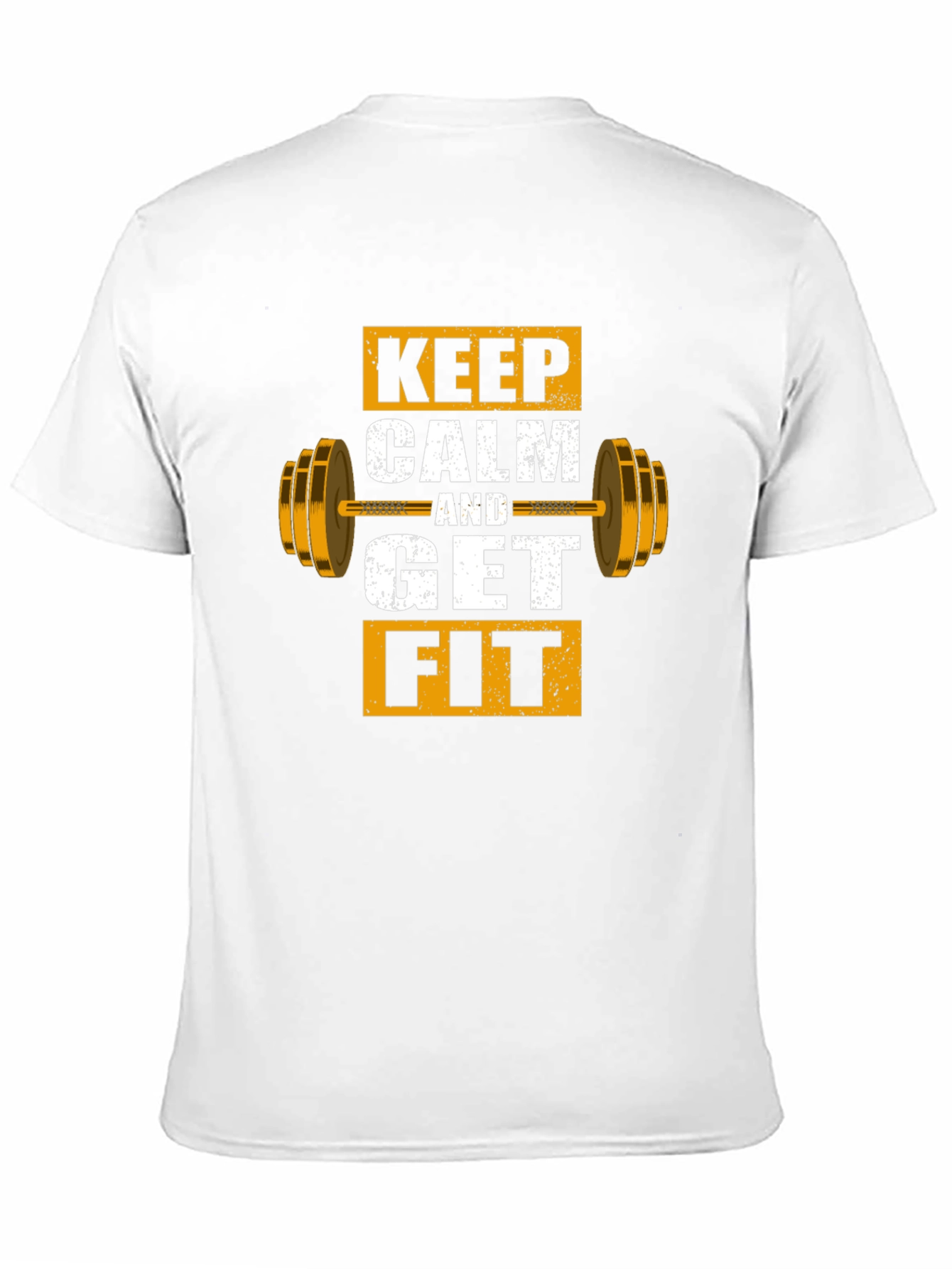 Keep Calm and Get Fit Graphic T-Shirt