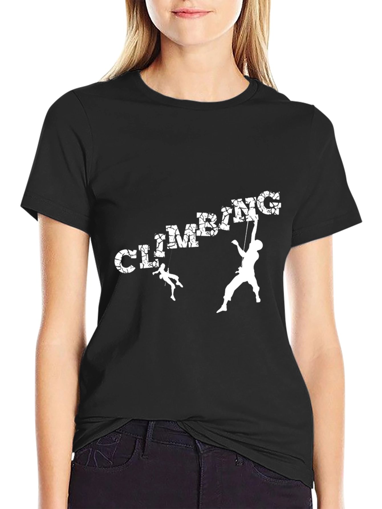 Climbing Graphic Tee - Black T-Shirt