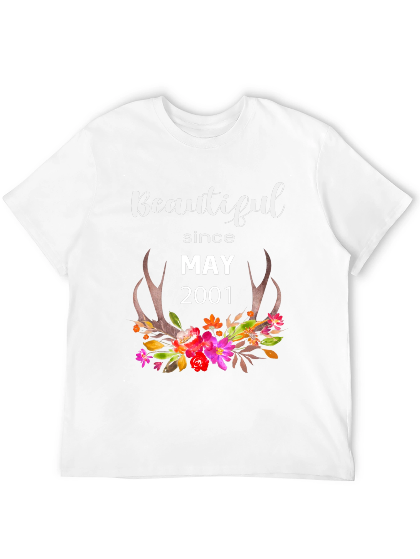 Beautiful Since May 2001 Floral T-Shirt