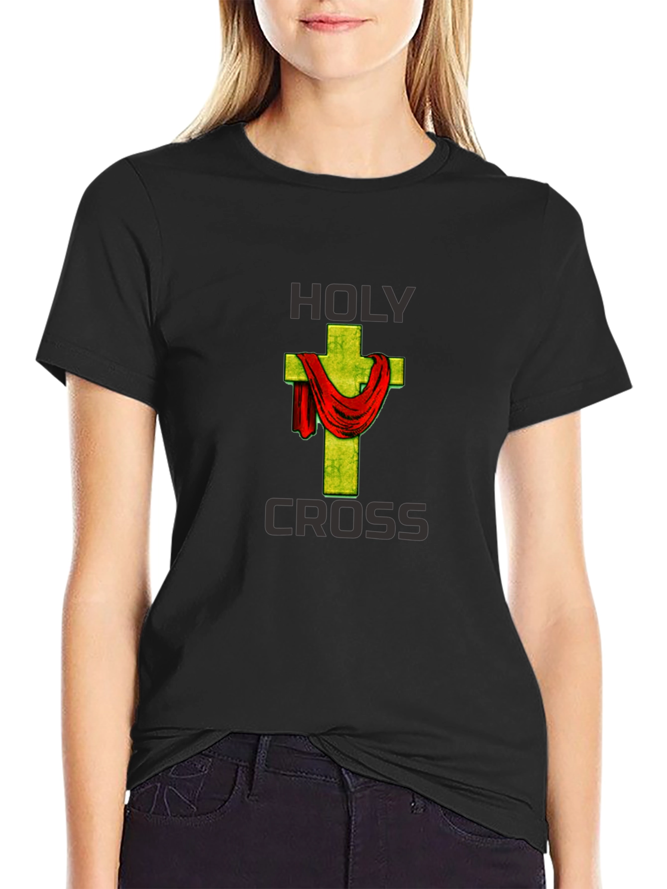 Holy Cross Graphic Tee - Religious Apparel