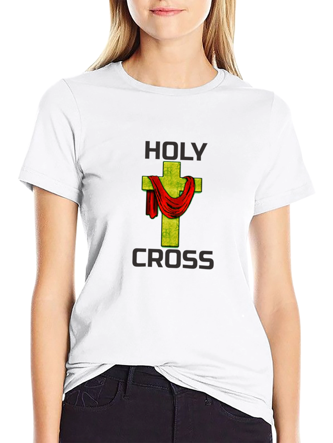 Holy Cross Graphic Tee - Religious Apparel