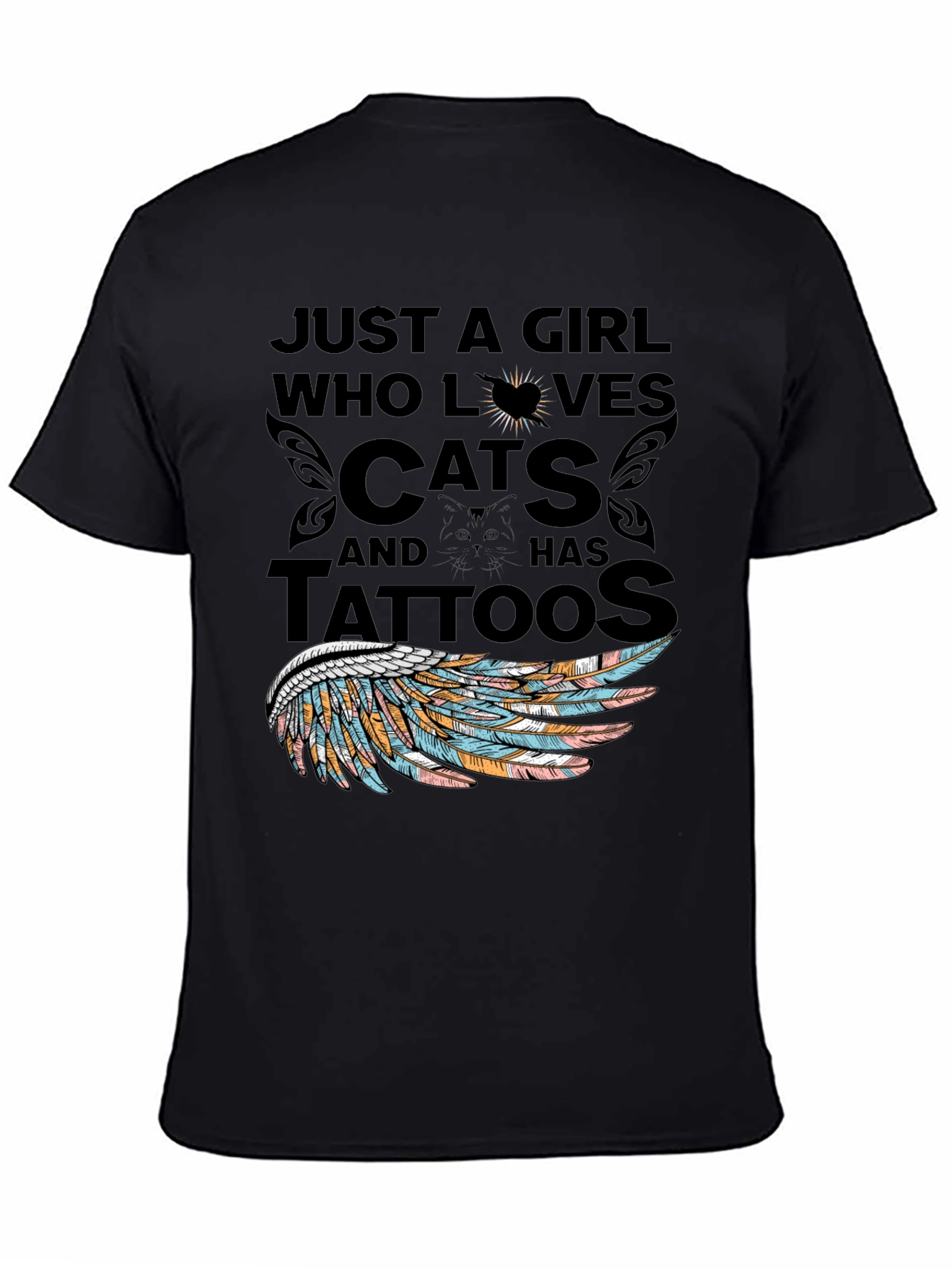 Cat Lover Tattoo T-Shirt