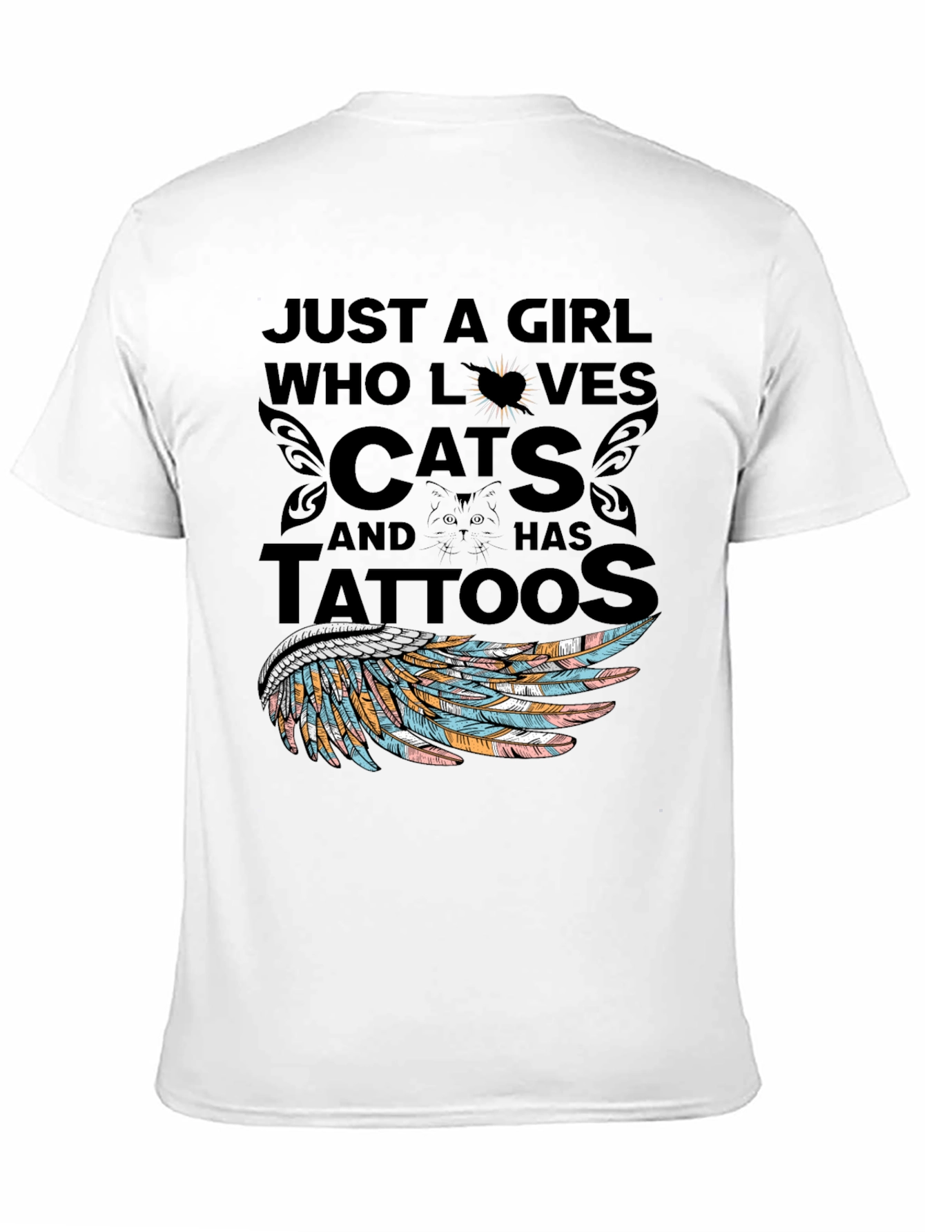 Cat Lover Tattoo T-Shirt