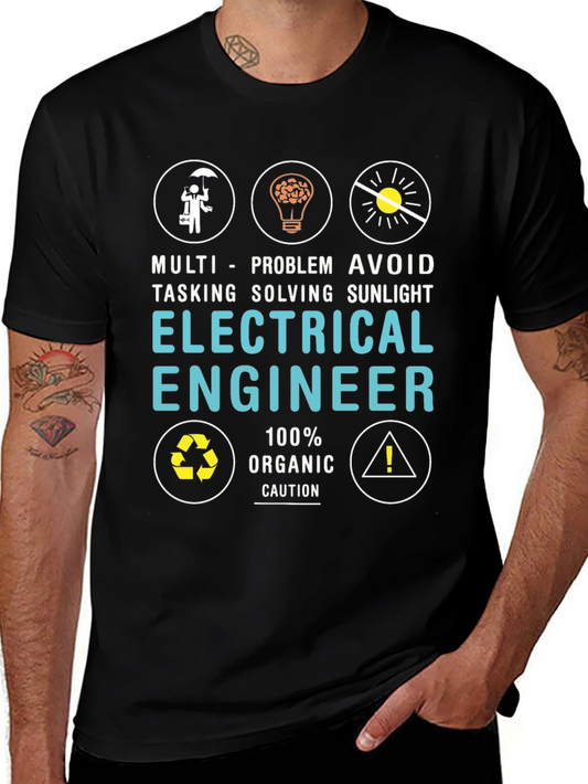 Electrical Engineer Graphic T-Shirt: Multi-Tasking Problem Solving