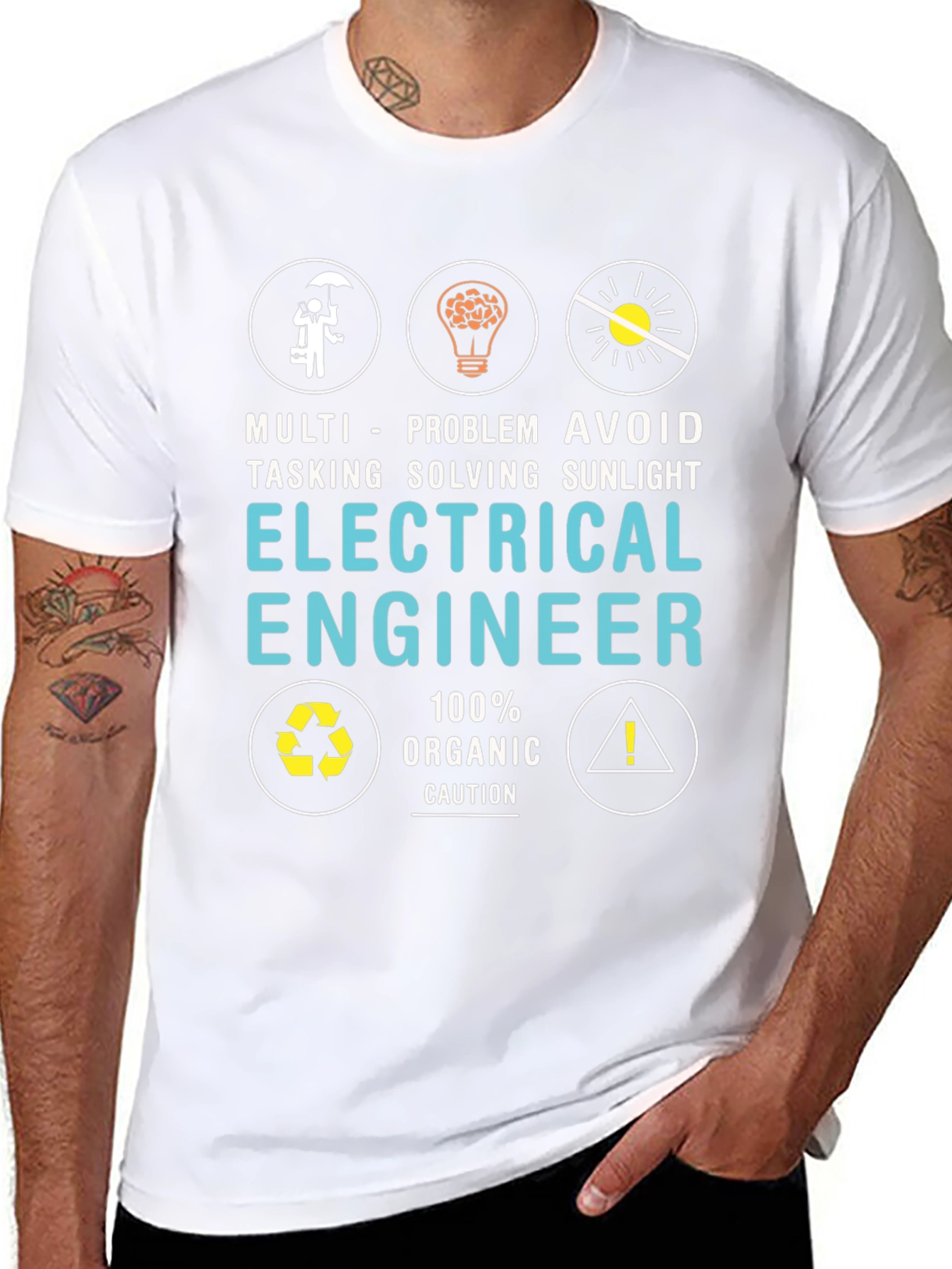 Electrical Engineer Graphic T-Shirt: Multi-Tasking Problem Solving