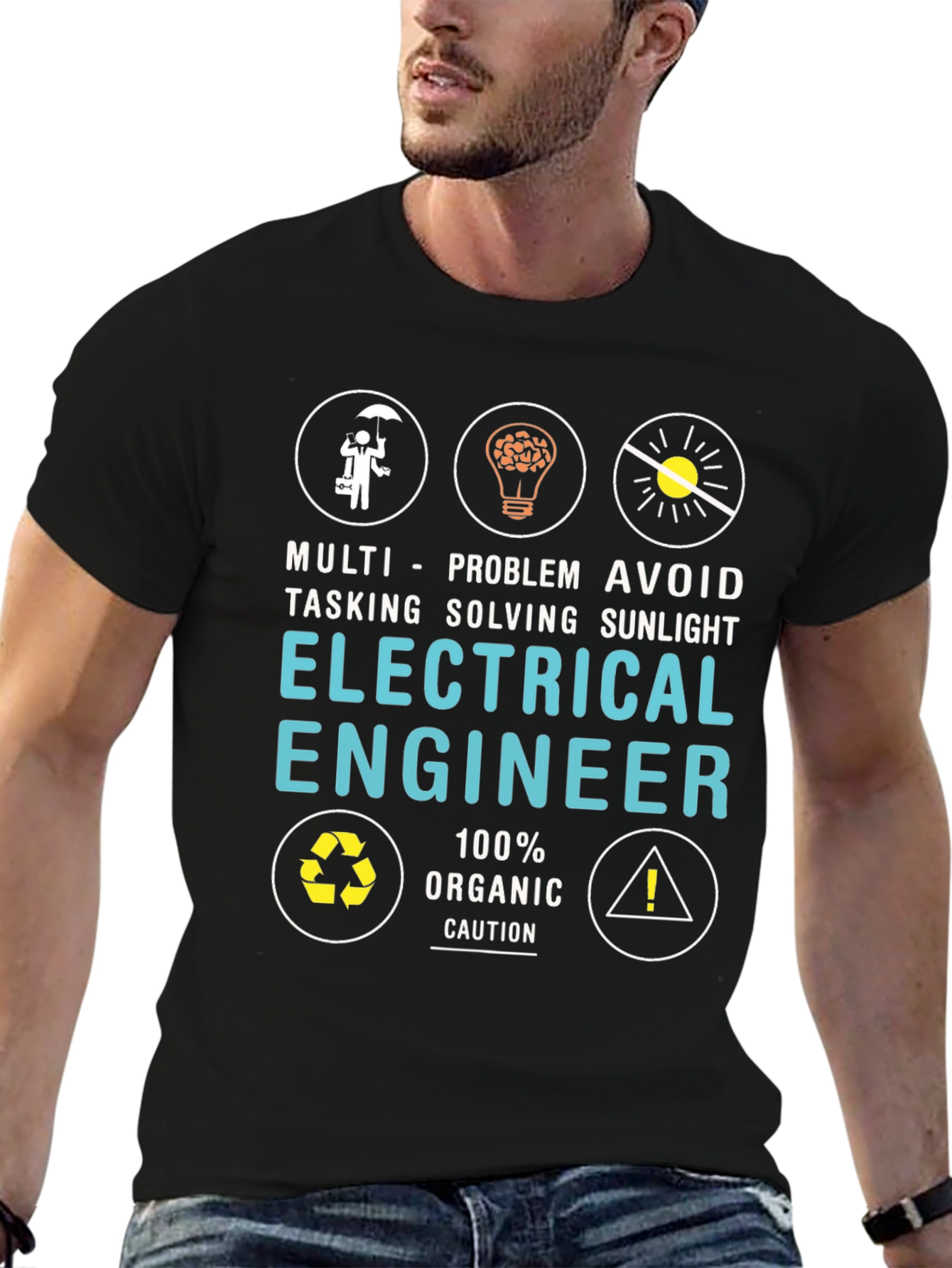 Electrical Engineer Graphic T-Shirt: Multi-Tasking Problem Solving