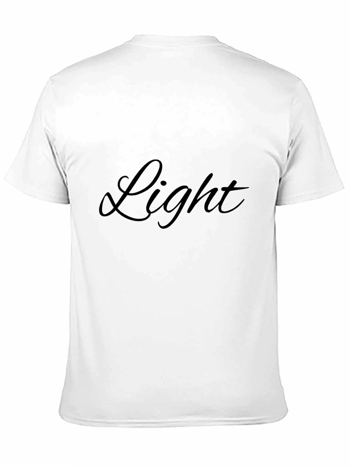Stylish Light Graphic Black T-Shirt