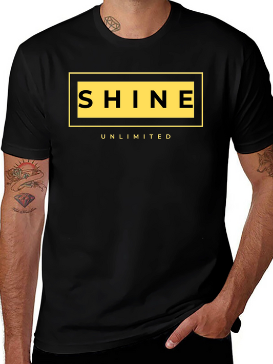 Shine Unlimited Black Graphic T-Shirt