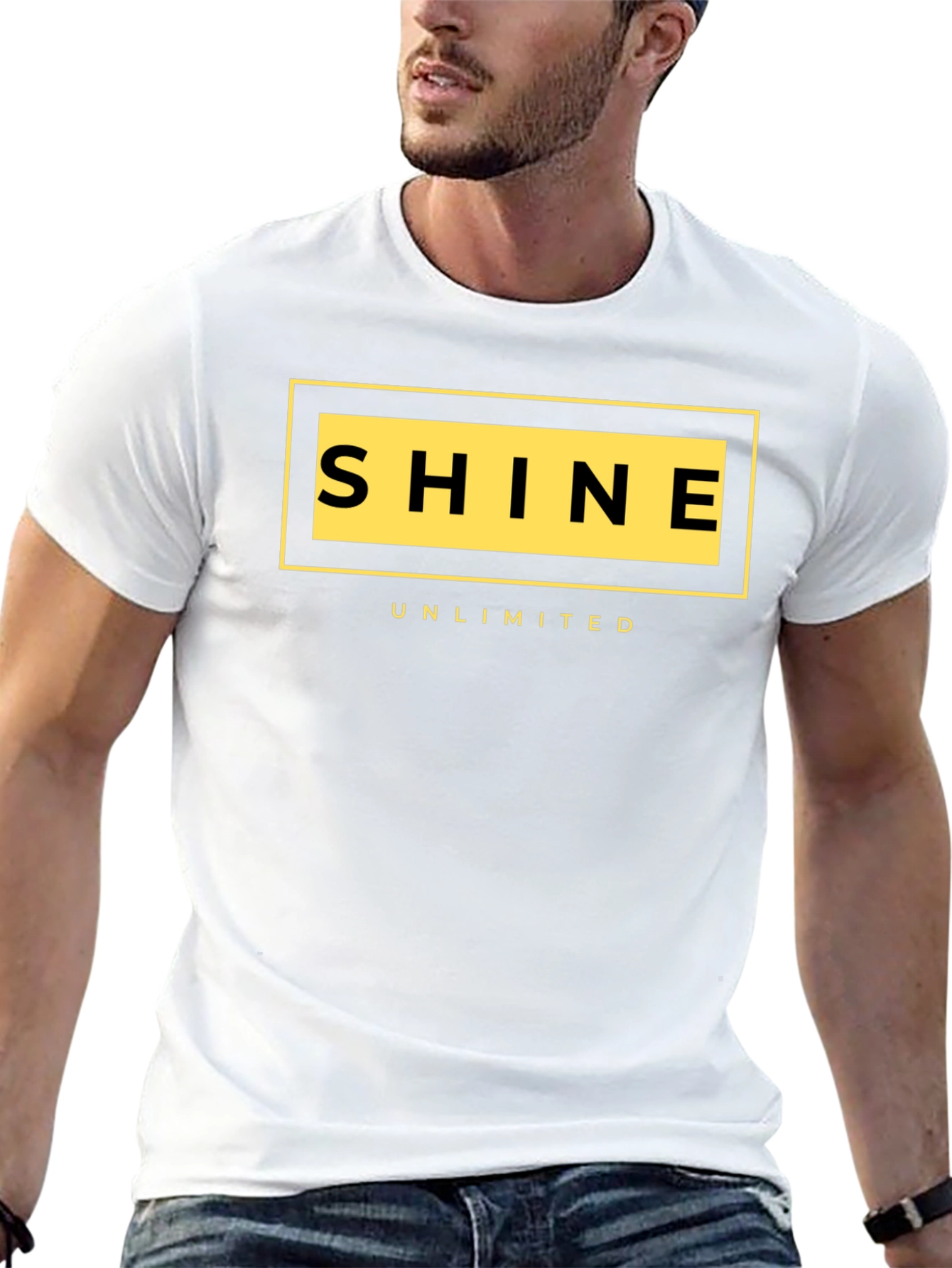 Shine Unlimited Black Graphic T-Shirt