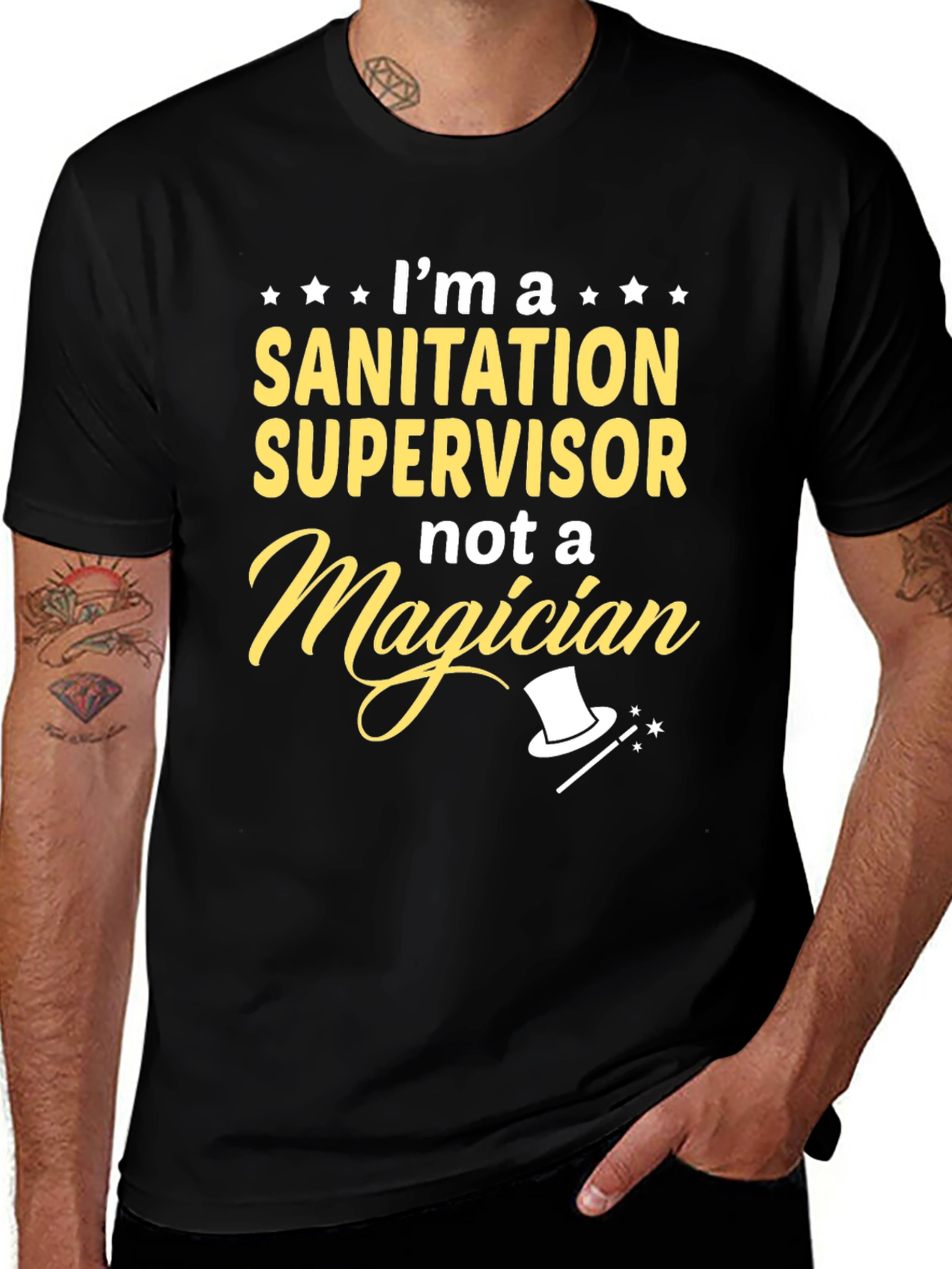 Sanitation Supervisor Novelty Graphic Tee