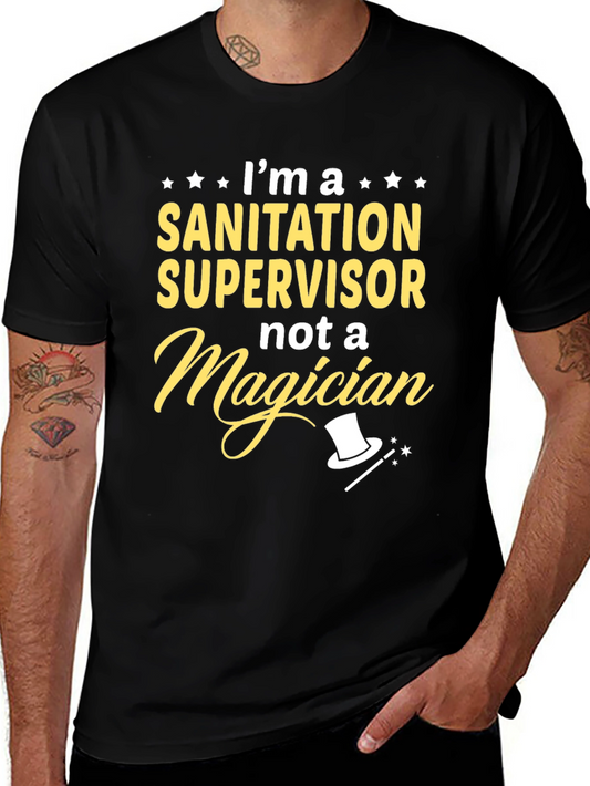 Sanitation Supervisor Novelty Graphic Tee