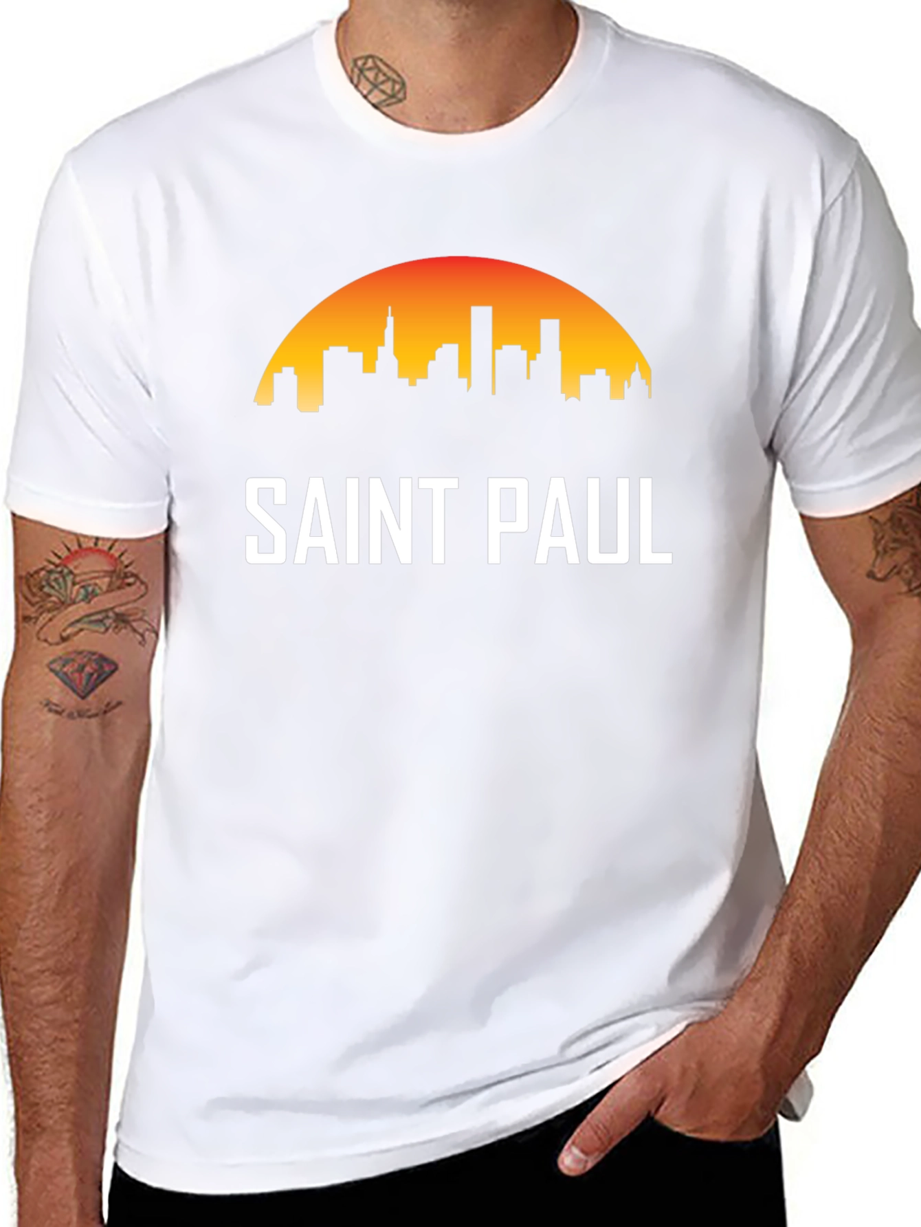Saint Paul Skyline Graphic T-Shirt