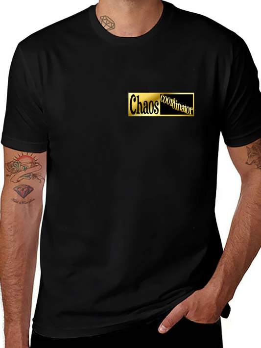 Chaos Coordinator Graphic Tee - Premium Black T-Shirt