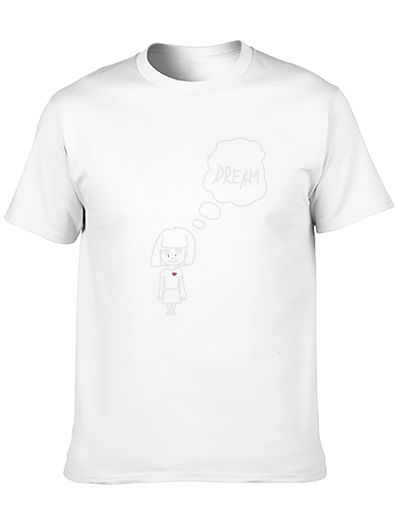 Dreamer Graphic Tee - Black Cotton Unisex