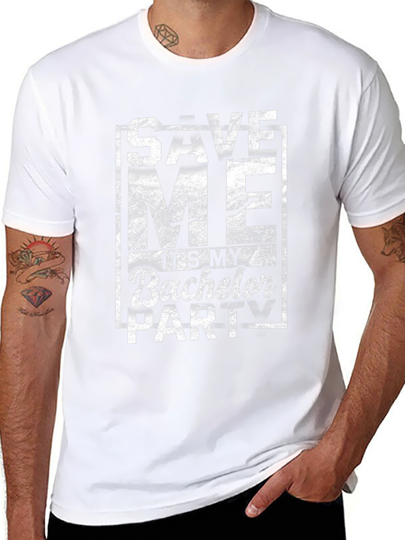 Save Me Bachelor Party Graphic T-Shirt