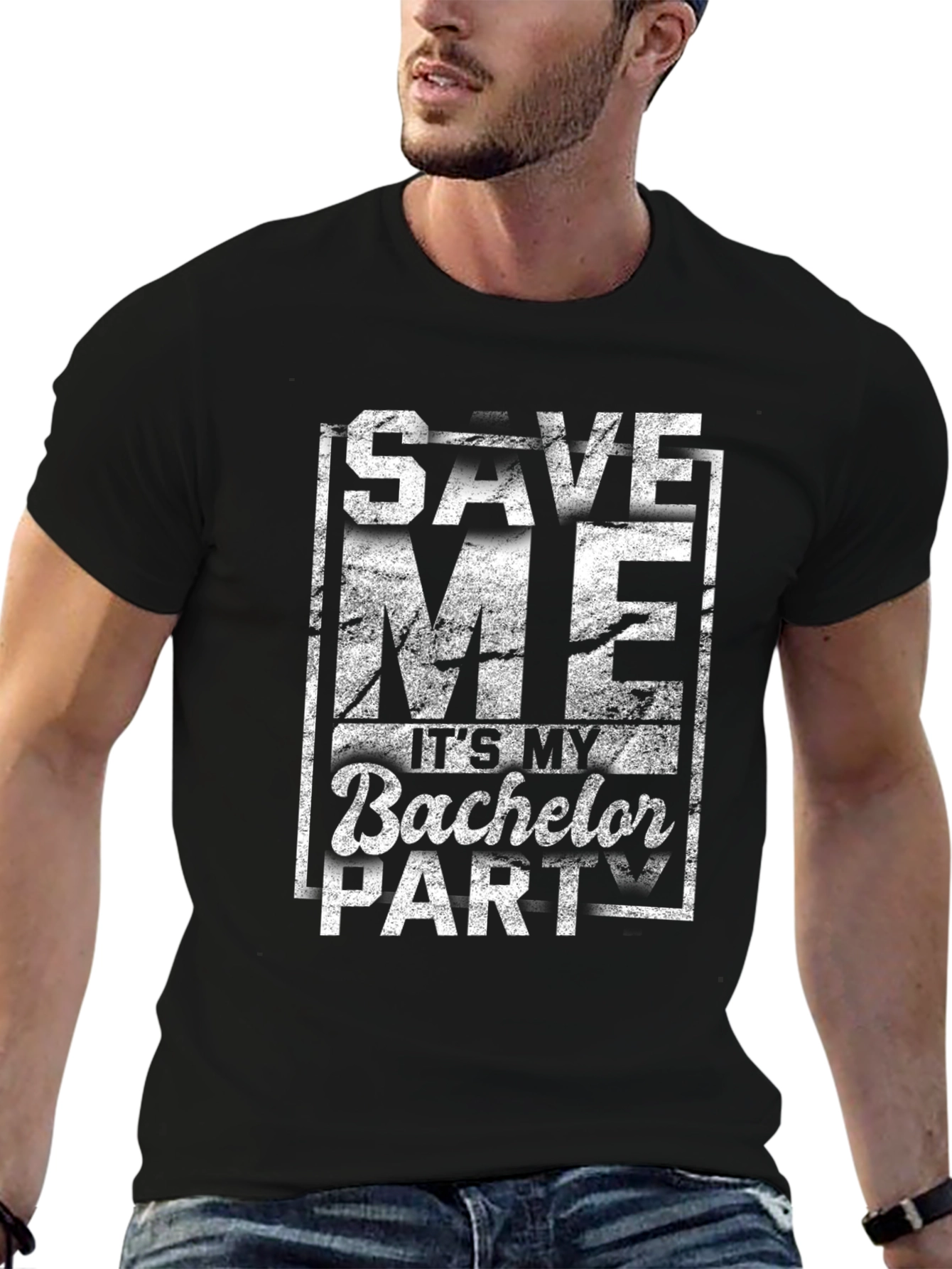 Save Me Bachelor Party Graphic T-Shirt