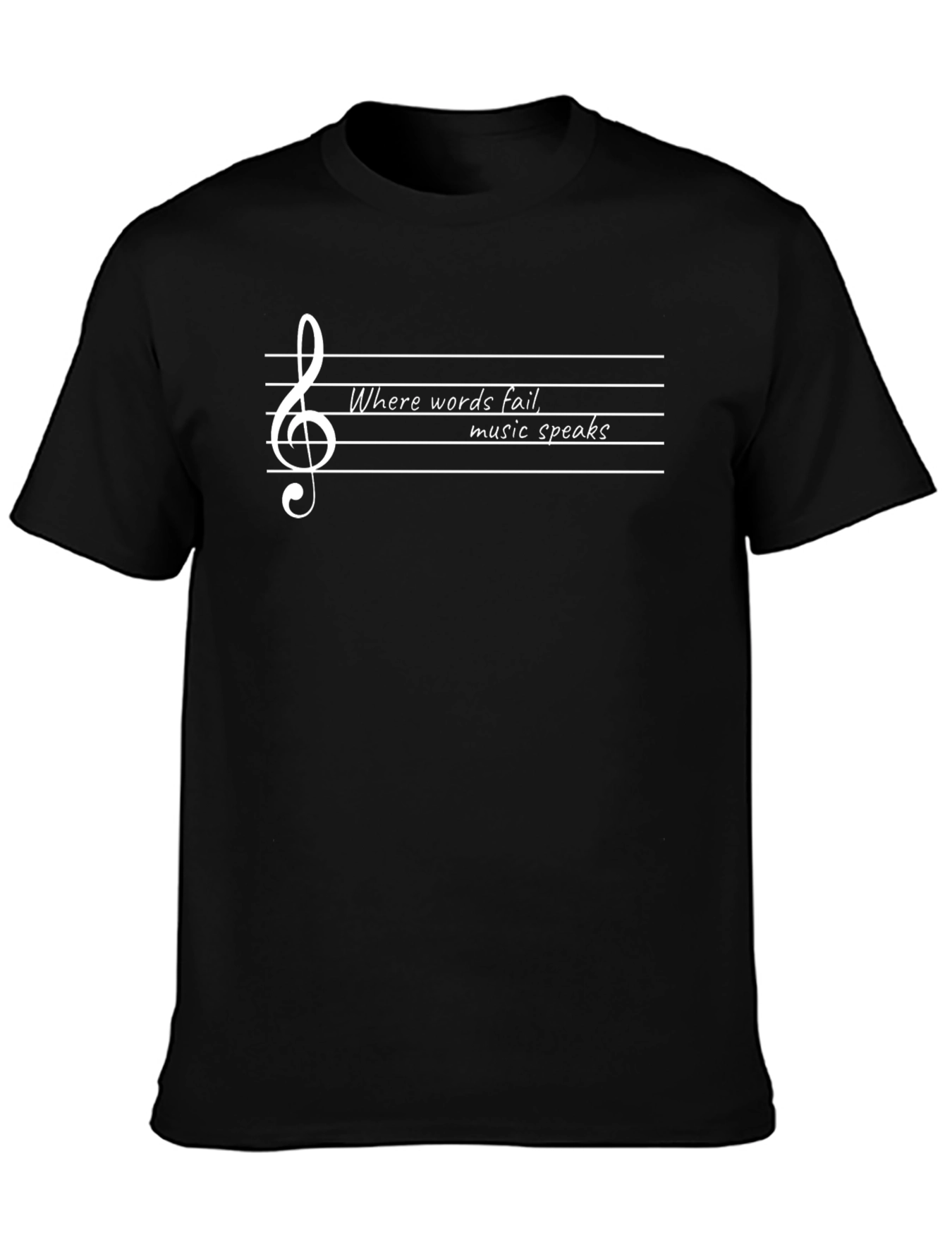 Music Speaks T-Shirt -  Musician Gift