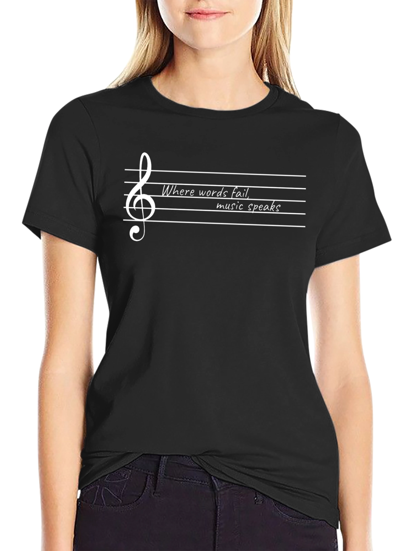 Music Speaks T-Shirt -  Musician Gift