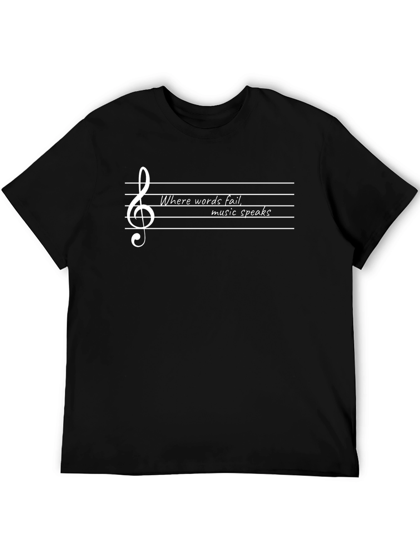 Music Speaks T-Shirt -  Musician Gift