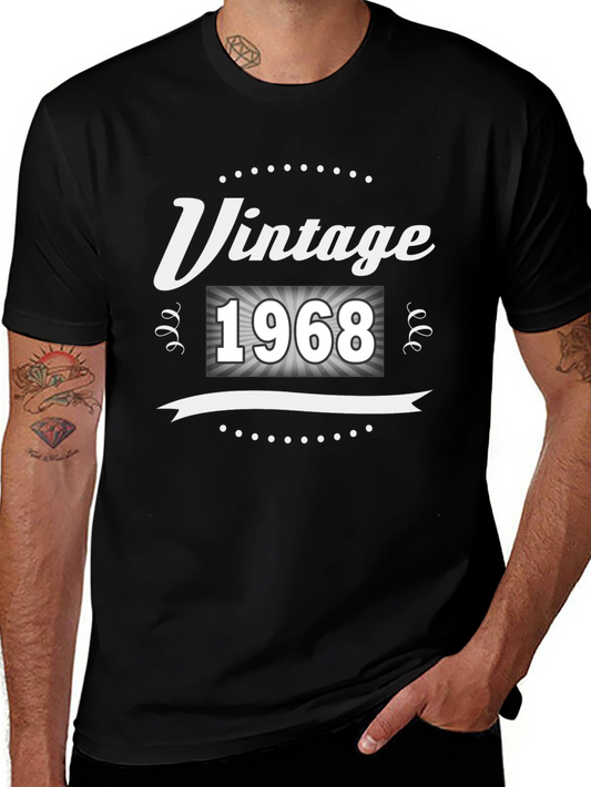 Vintage 1968 Graphic T-Shirt - Classic Design