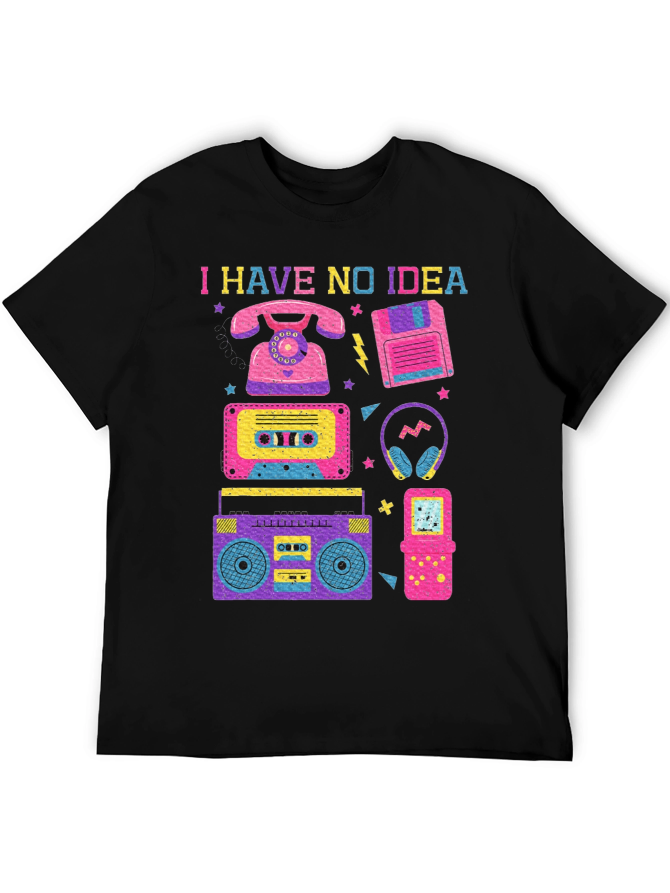 I Have No Idea 80s Retro T-Shirt