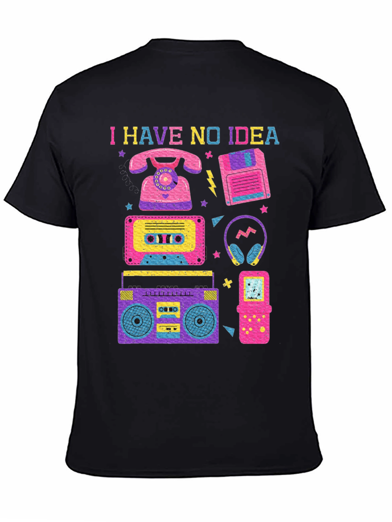 I Have No Idea 80s Retro T-Shirt