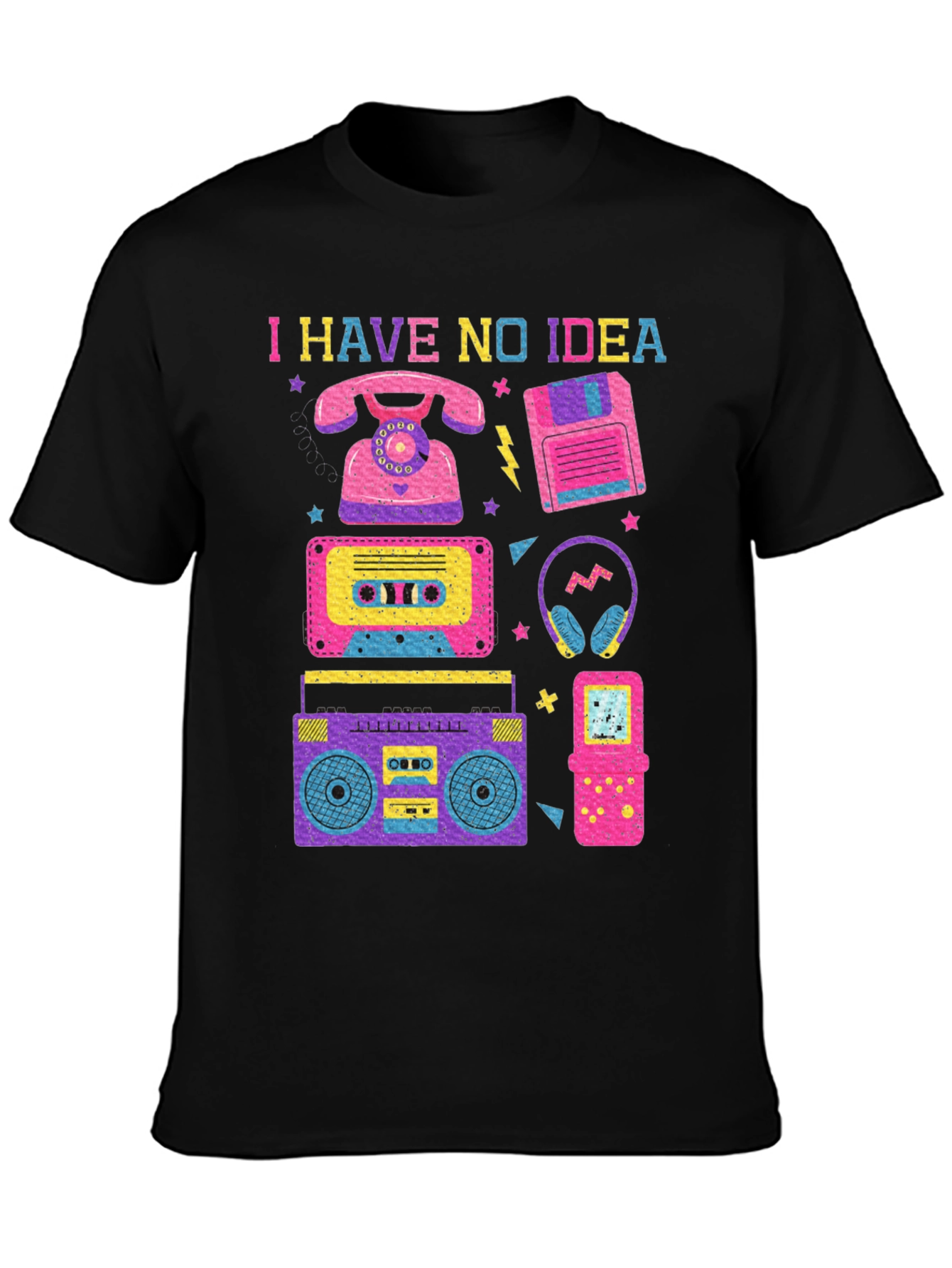 I Have No Idea 80s Retro T-Shirt