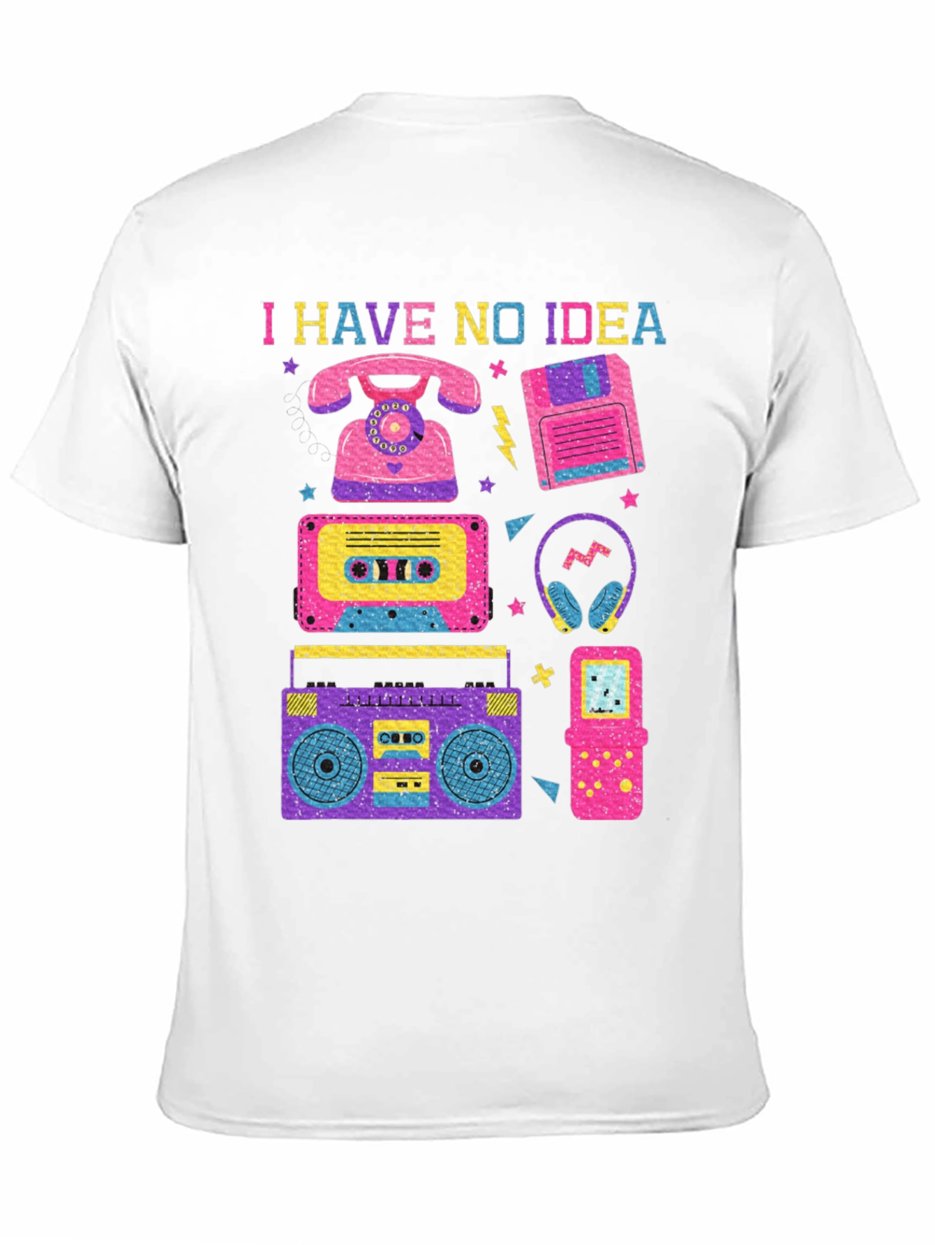 I Have No Idea 80s Retro T-Shirt