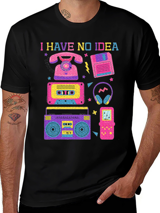 I Have No Idea 80s Retro T-Shirt