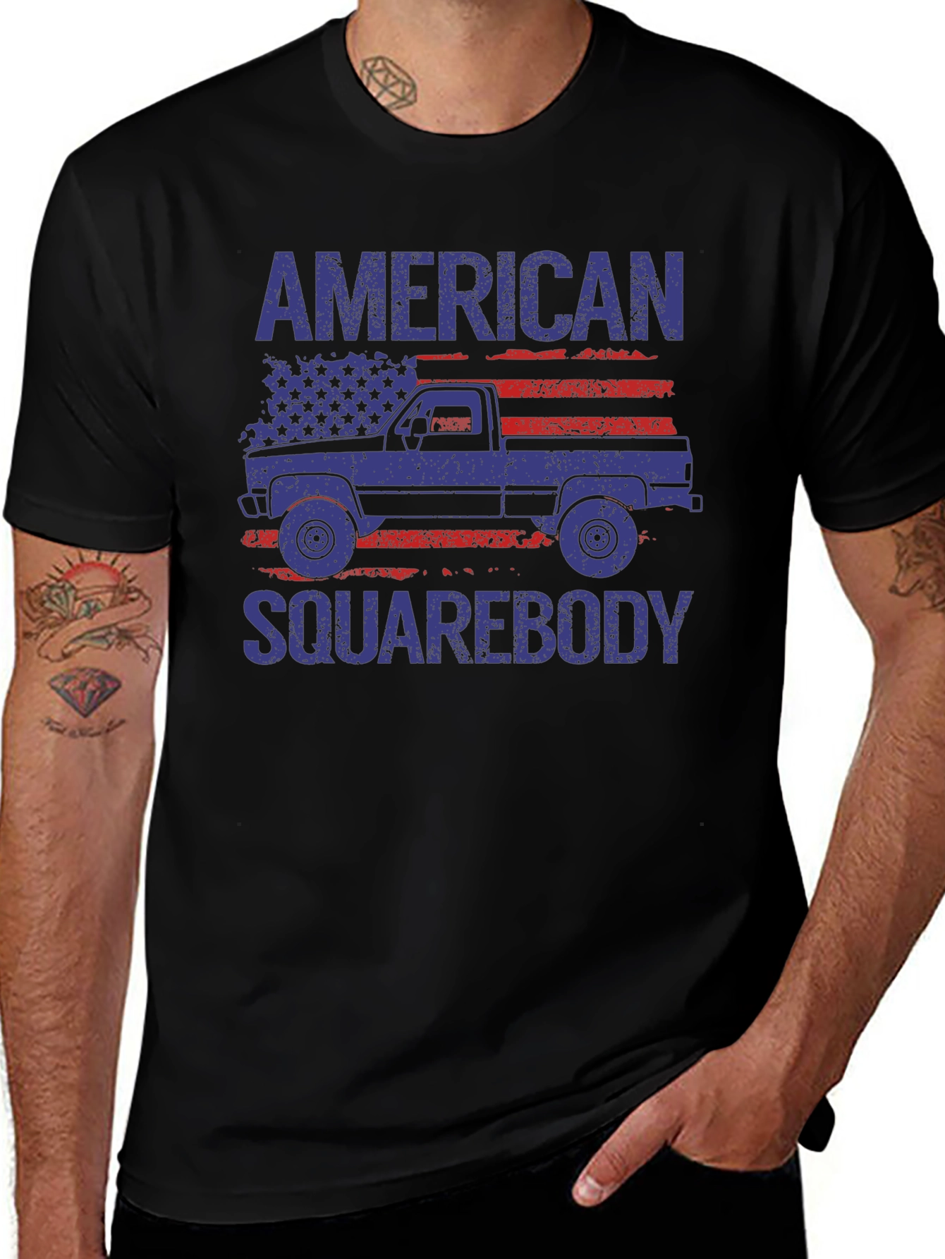 American Squarebody Truck Graphic Tee