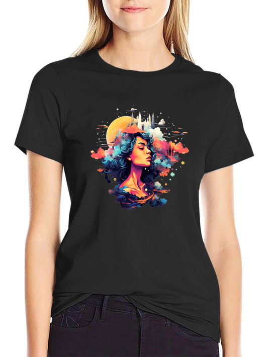 Fantasy Dreamscape Graphic T-Shirt