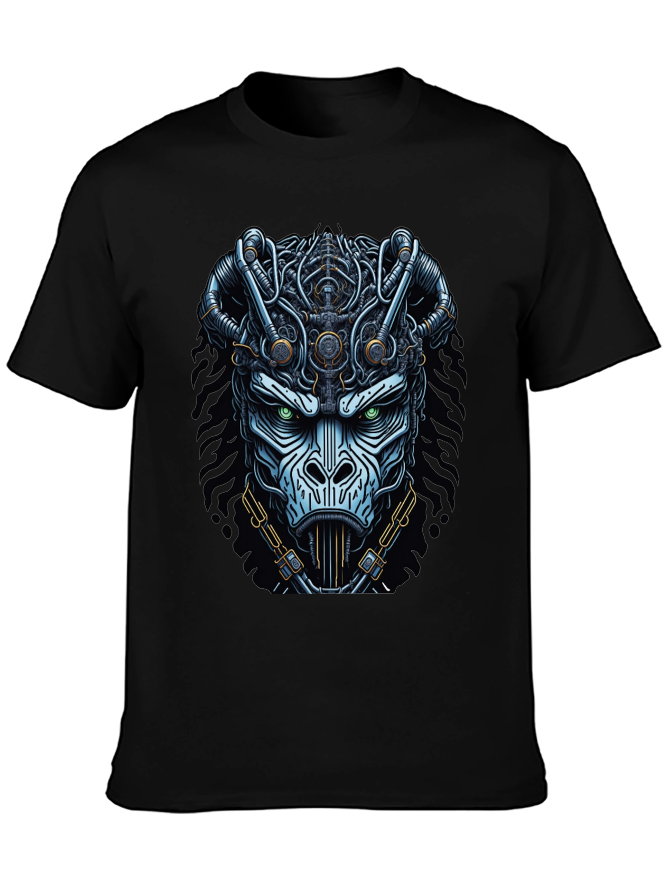 Steampunk Gorilla Graphic Tee - Unique Design