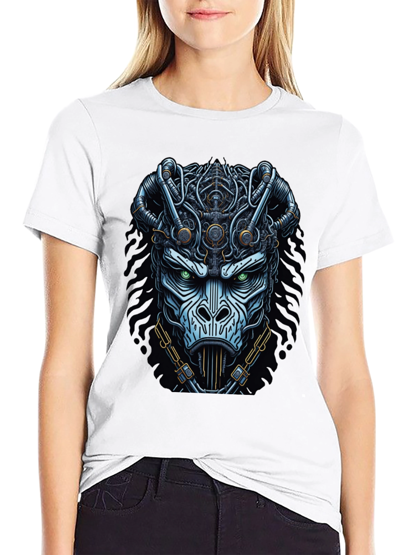 Steampunk Gorilla Graphic Tee - Unique Design