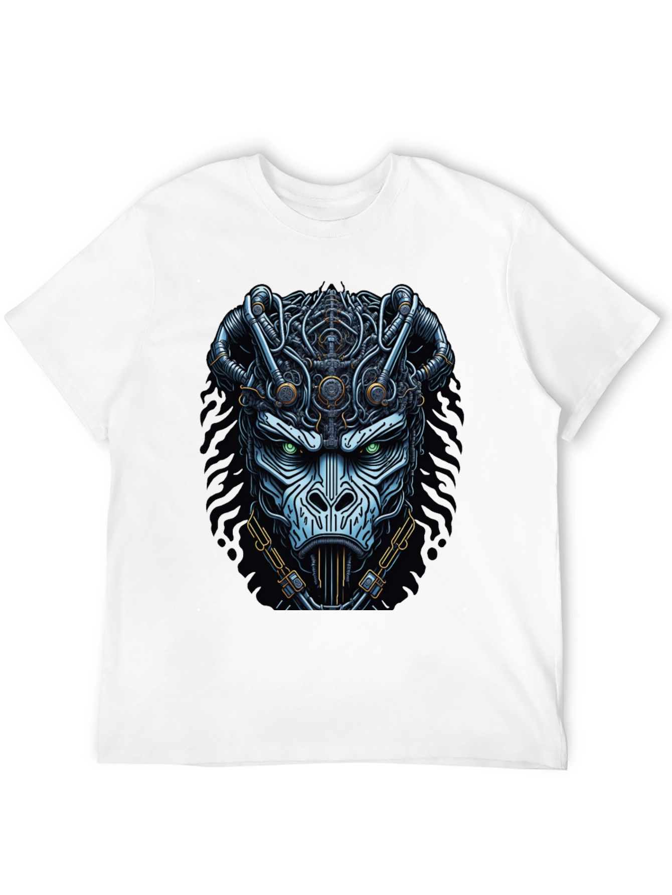 Steampunk Gorilla Graphic Tee - Unique Design