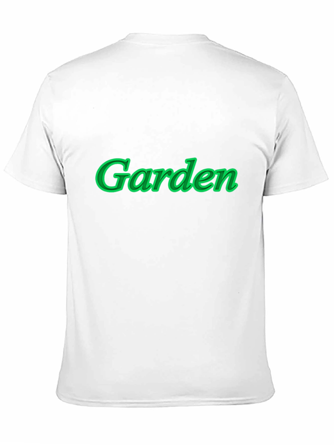 Garden Green Graphic Black T-Shirt