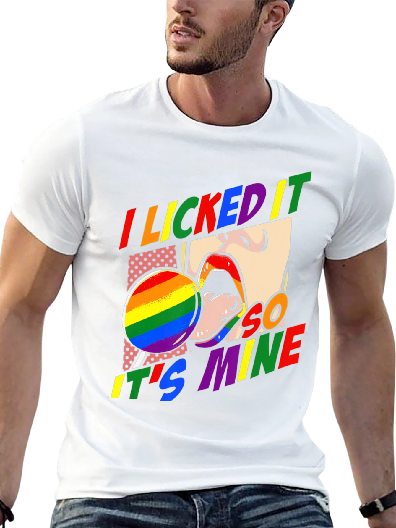 I Licked It So Its Mine Pride T-Shirt