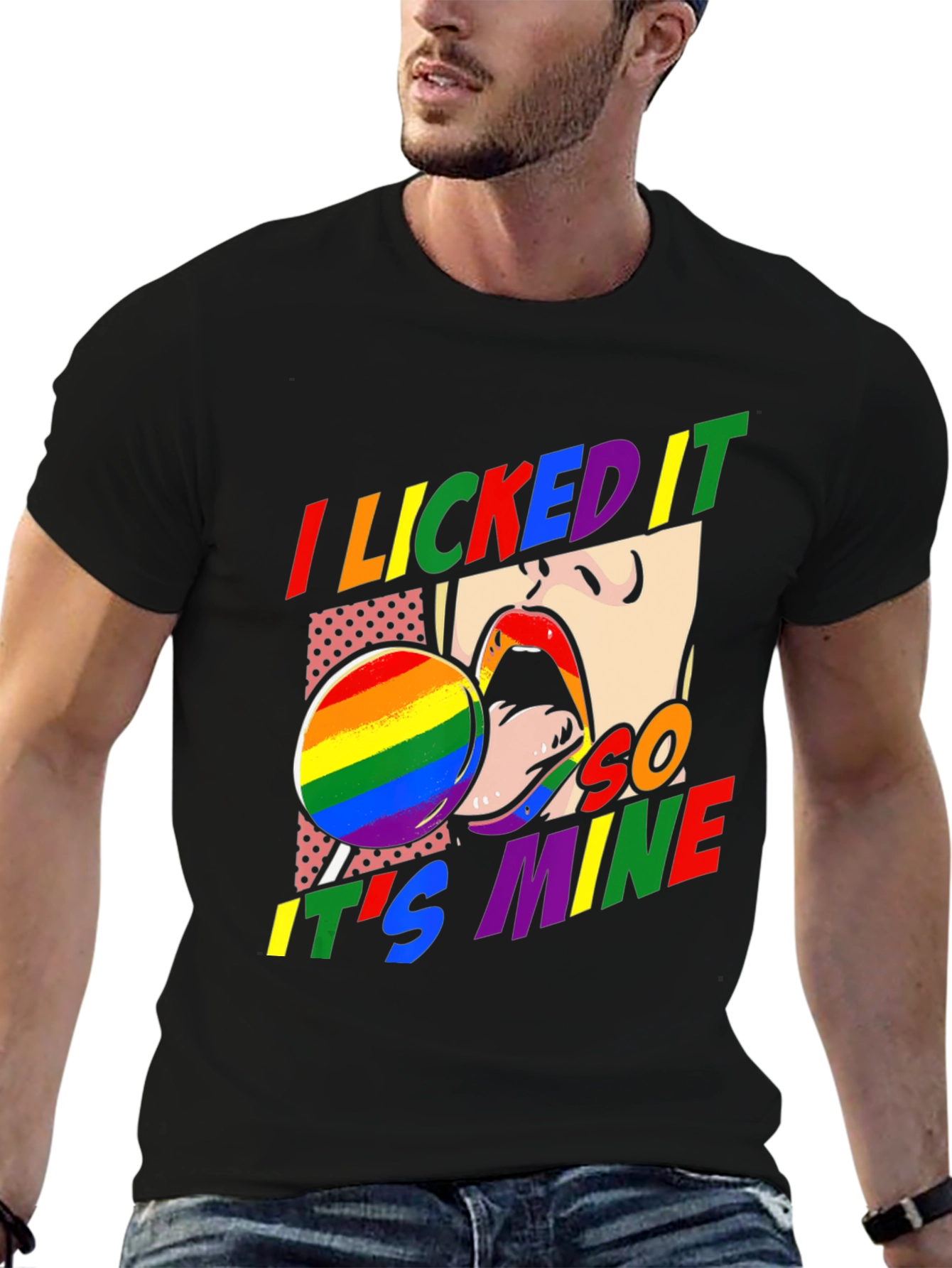 I Licked It So Its Mine Pride T-Shirt
