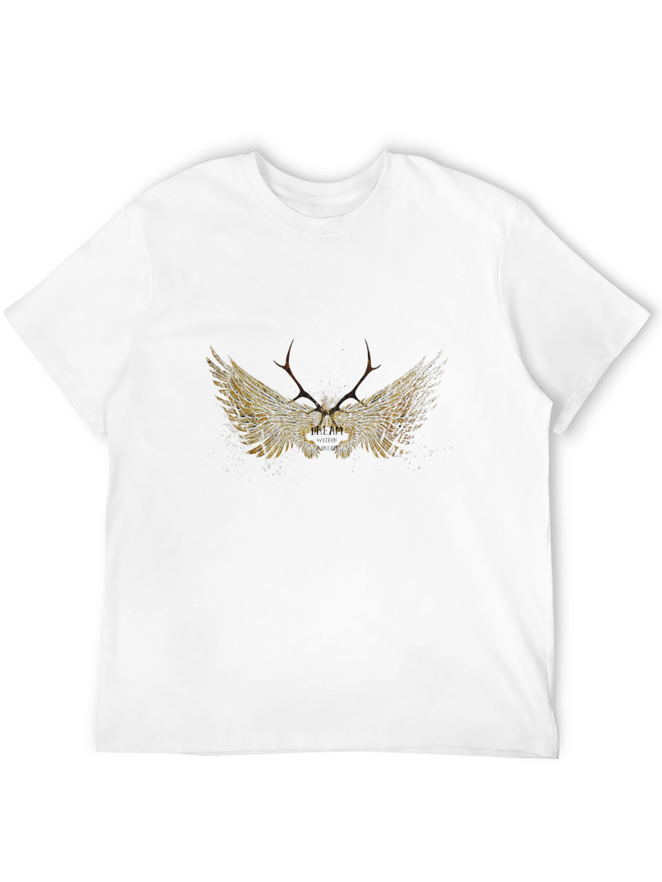 Winged Antler Black Tee