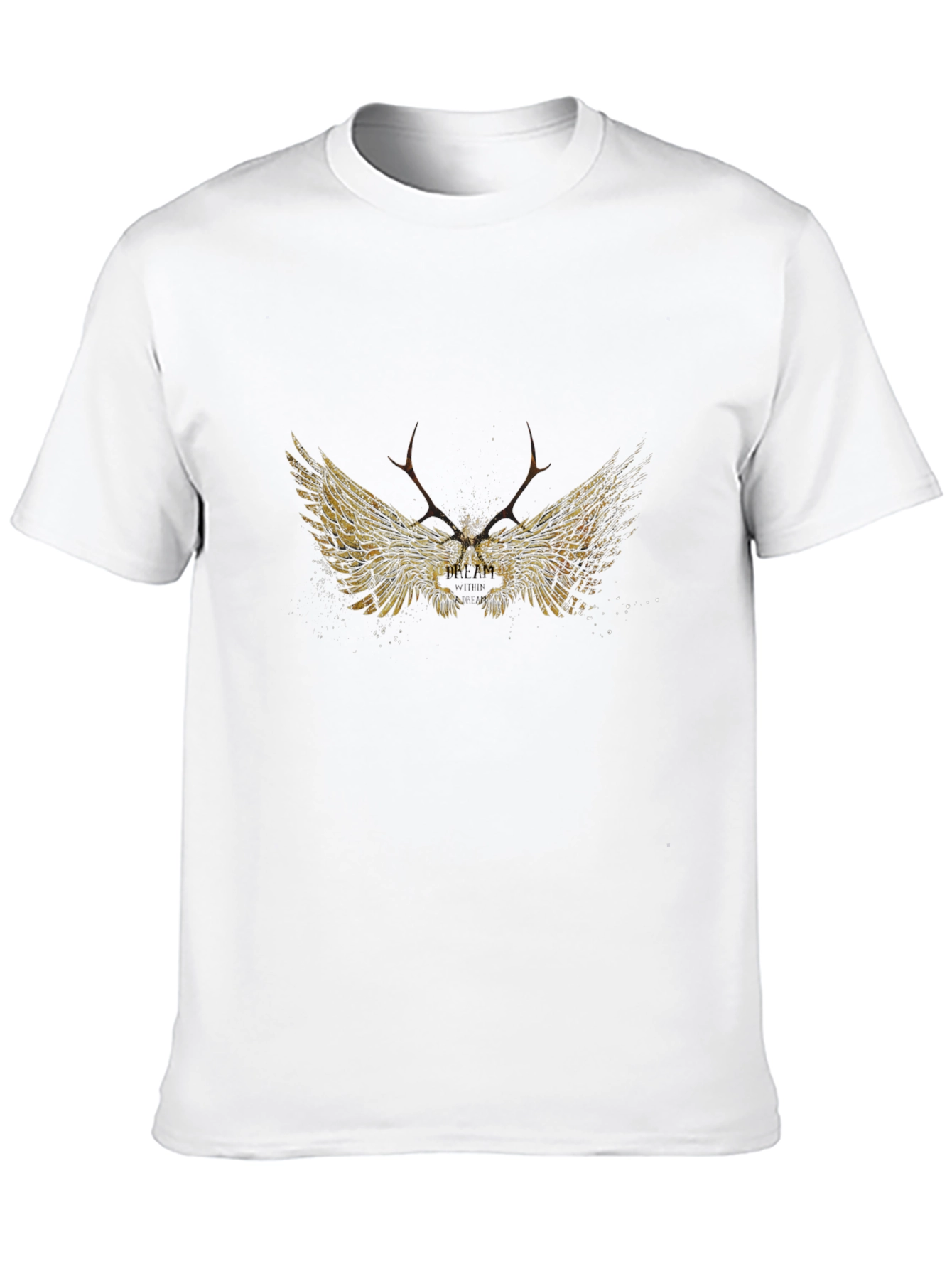 Winged Antler Black Tee