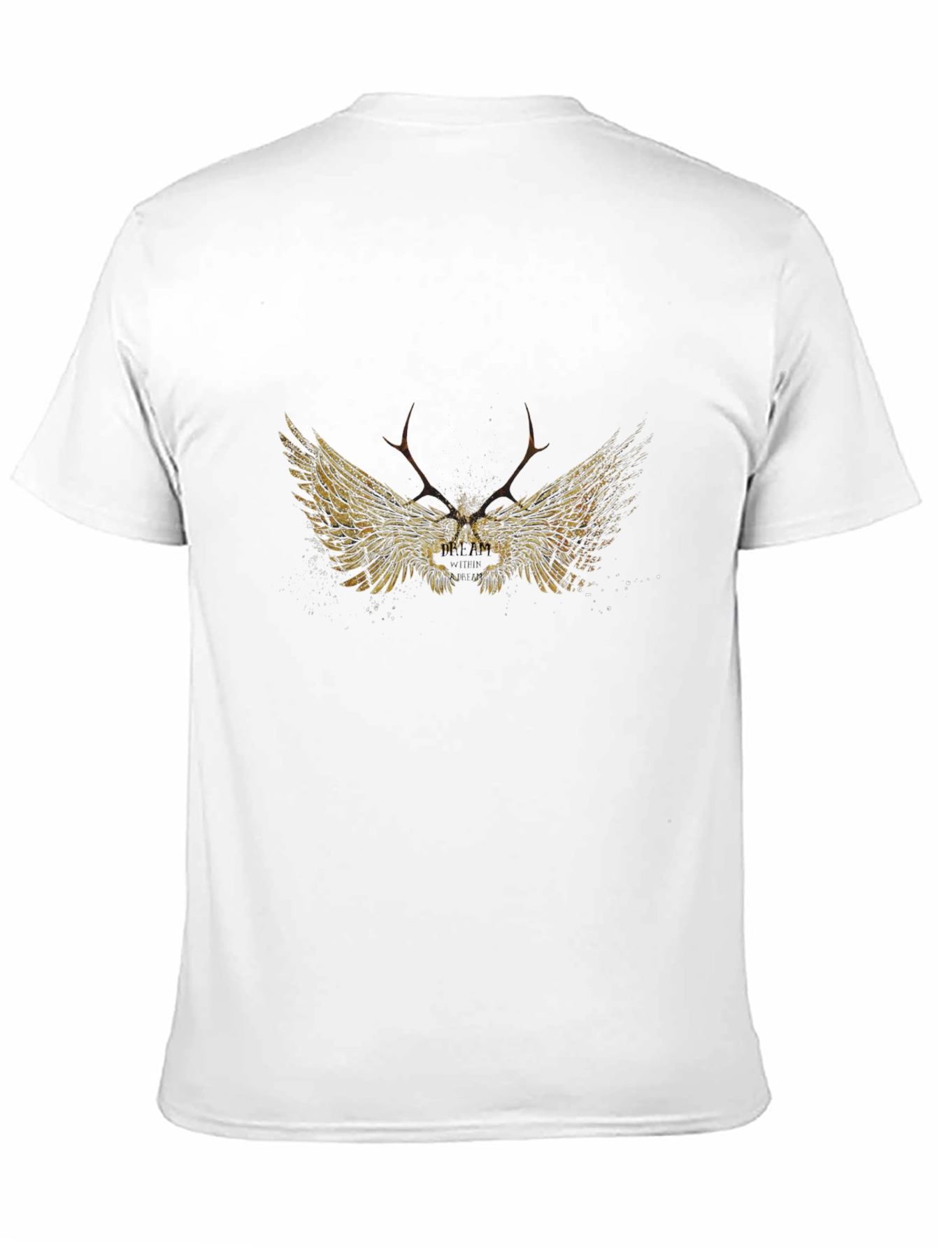 Winged Antler Black Tee