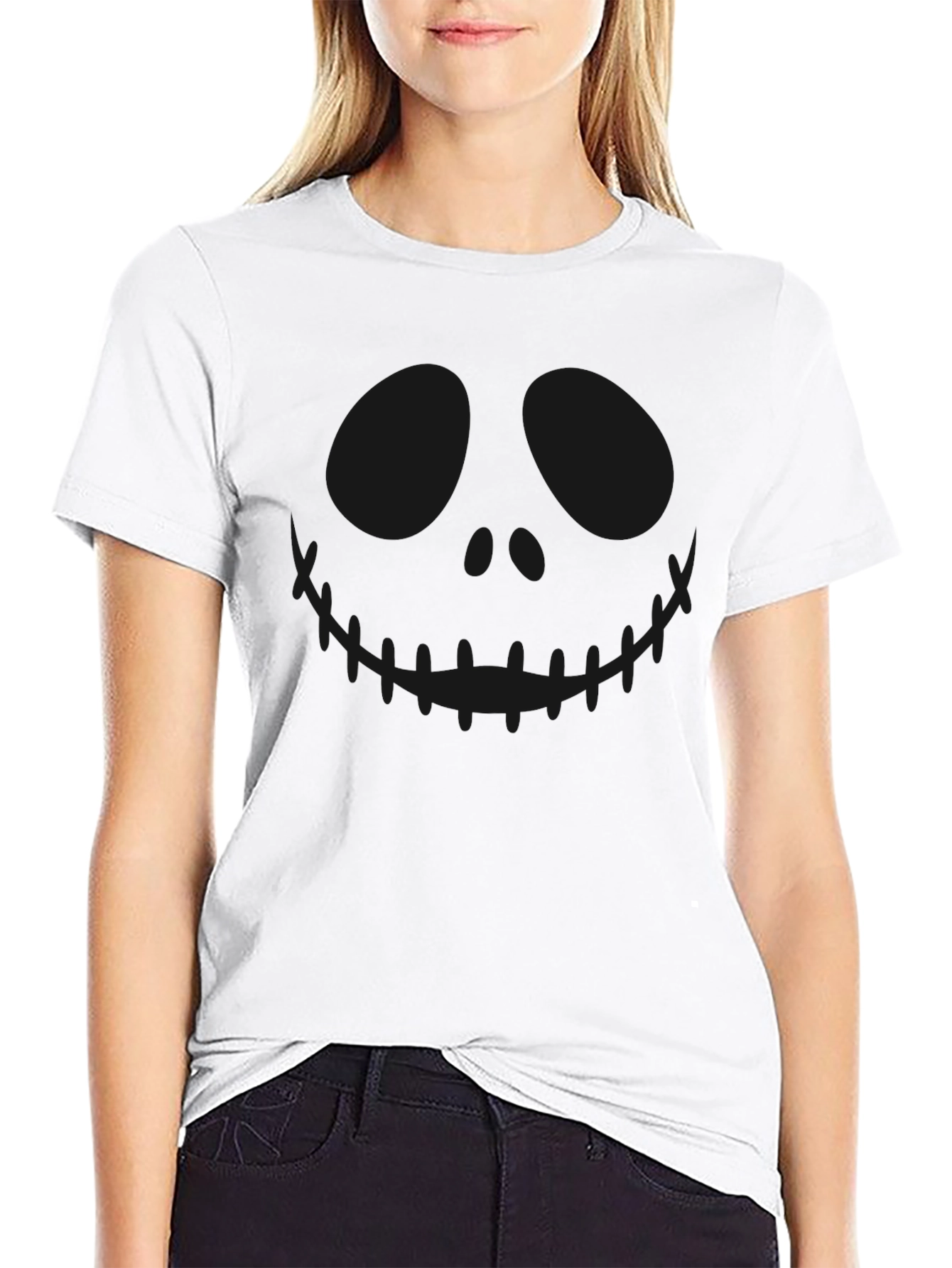 Spooky Jack Skellington Black T-Shirt