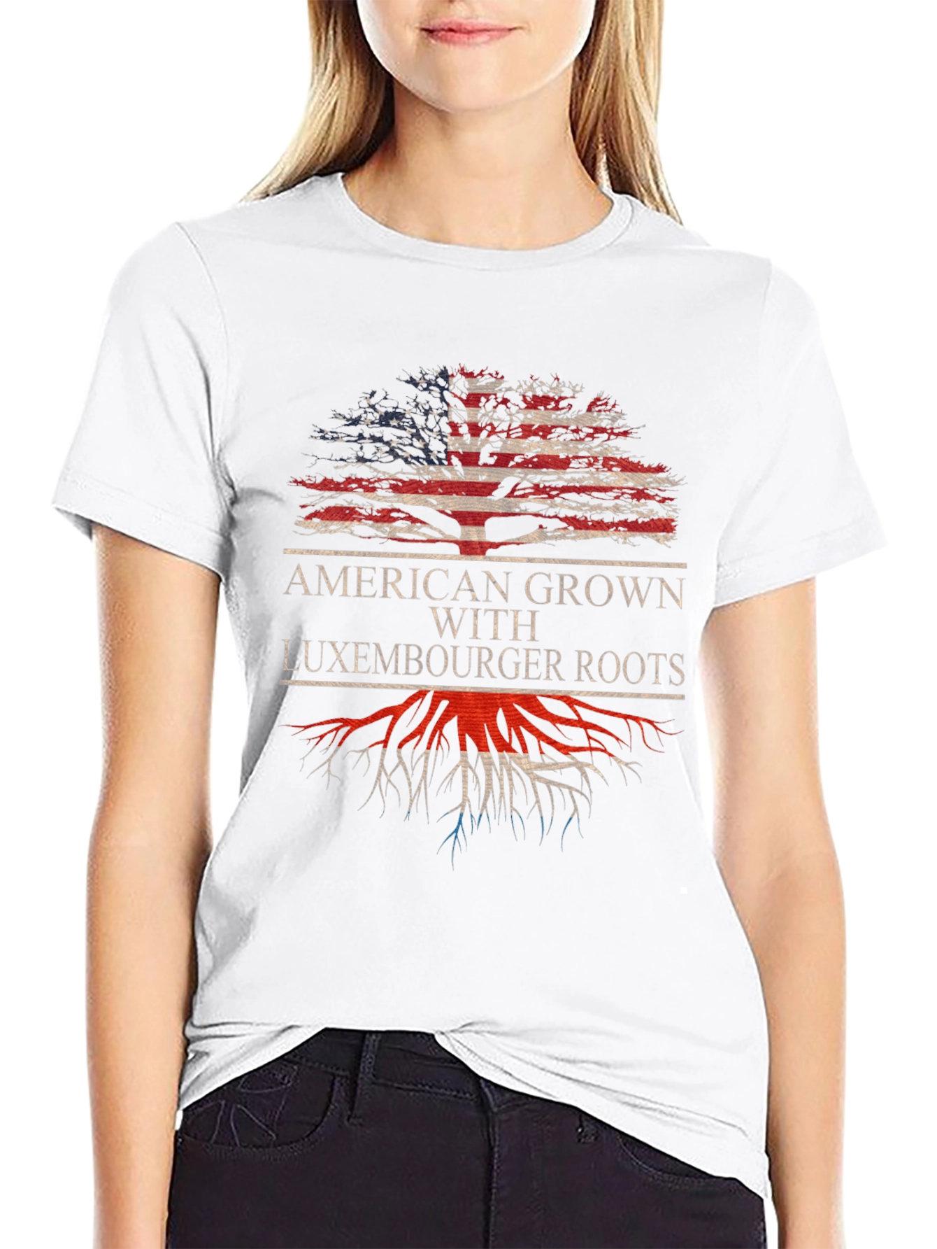 American Grown with Luxembourger Roots T-Shirt