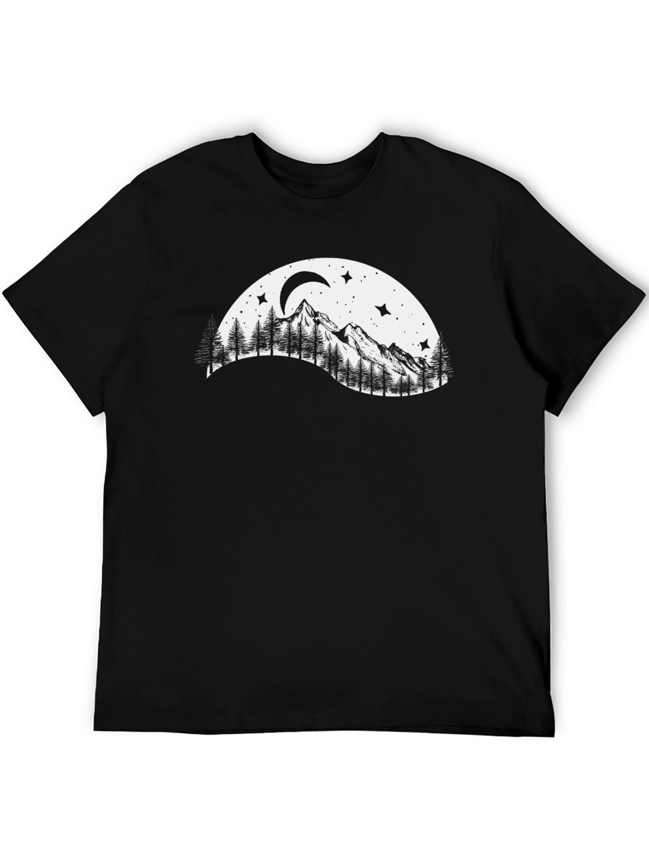 Mountain Moon Graphic T-Shirt