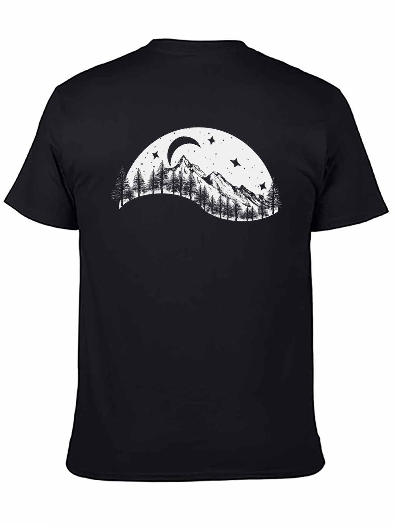 Mountain Moon Graphic T-Shirt