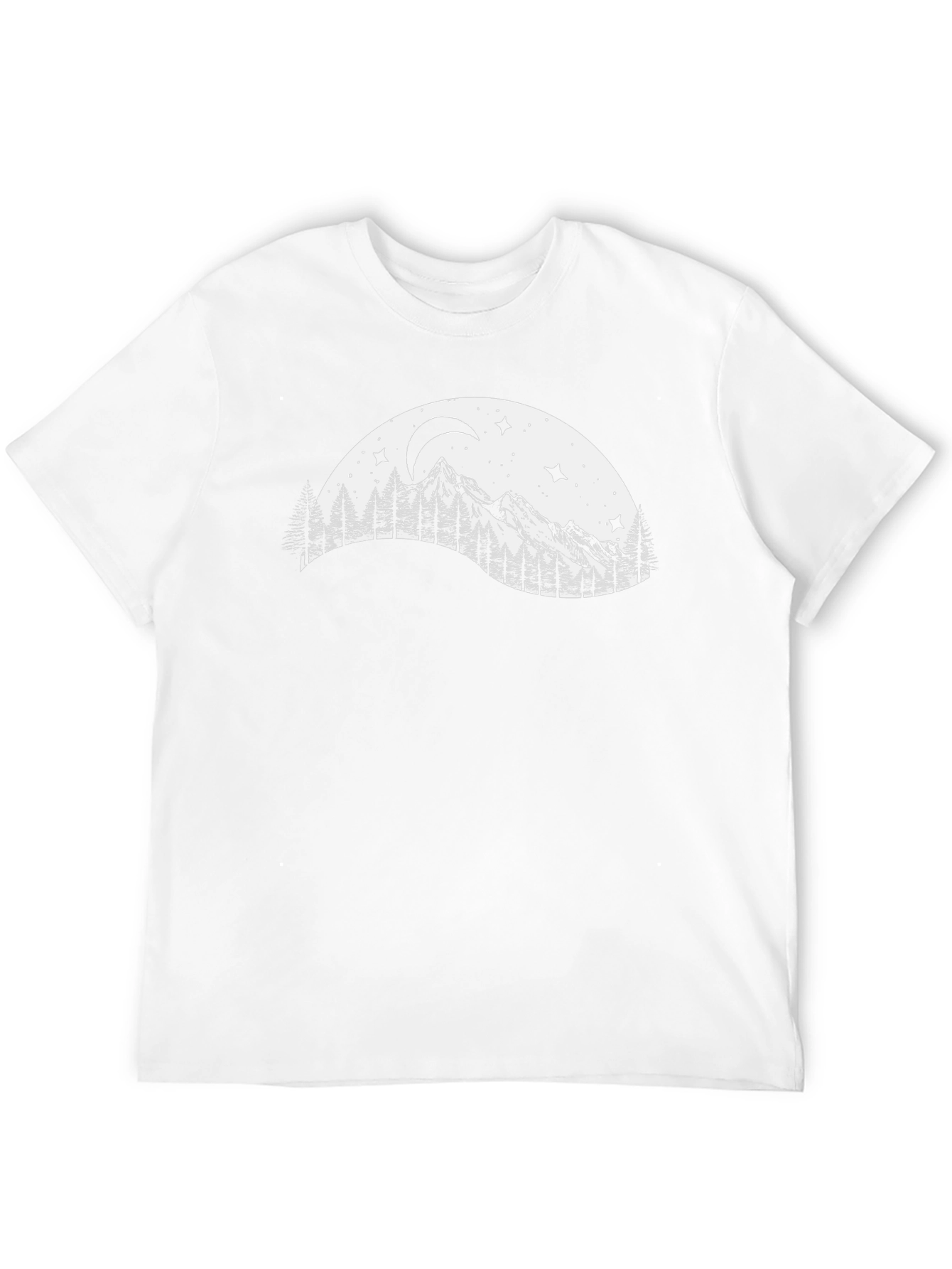 Mountain Moon Graphic T-Shirt